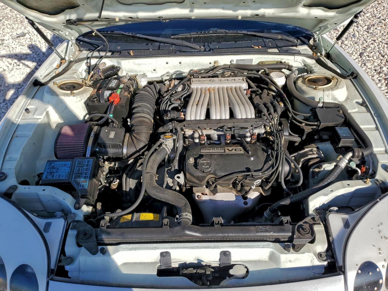 1998 Mitsubishi 3000 Gt White vin: JA3AM44H3WY000728