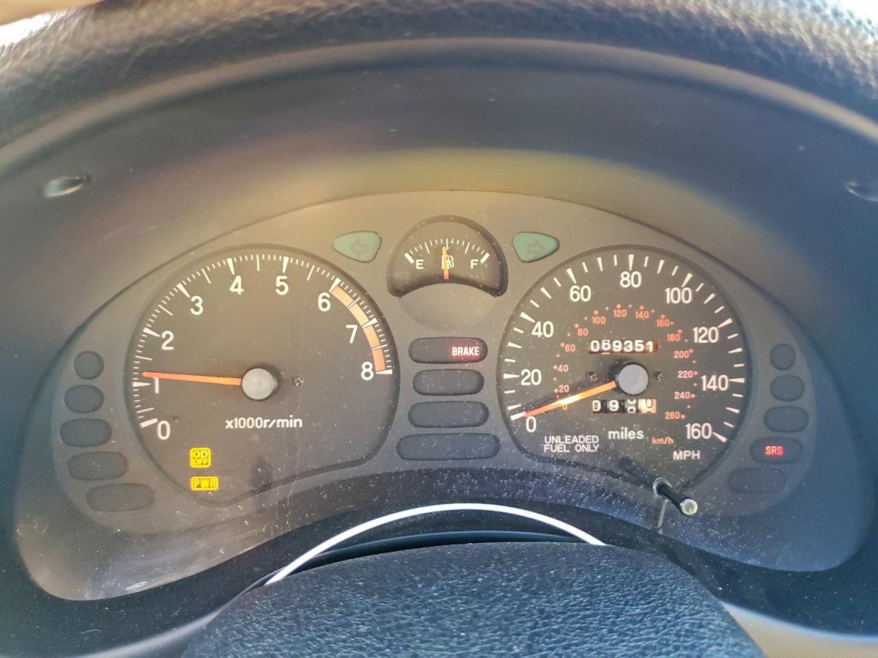 1998 Mitsubishi 3000 Gt White vin: JA3AM44H3WY000728