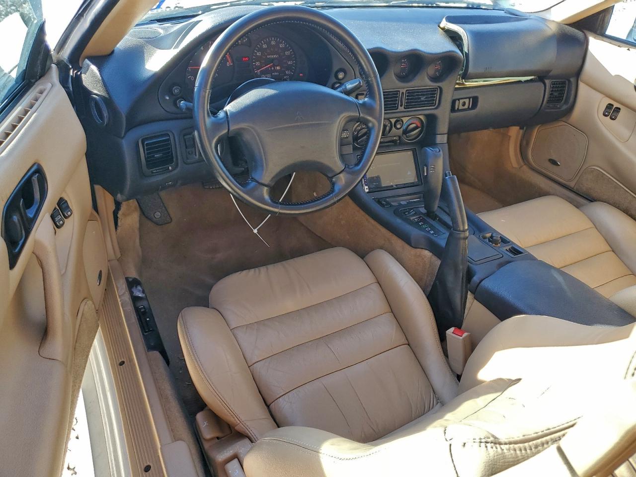 1998 Mitsubishi 3000 Gt White vin: JA3AM44H3WY000728
