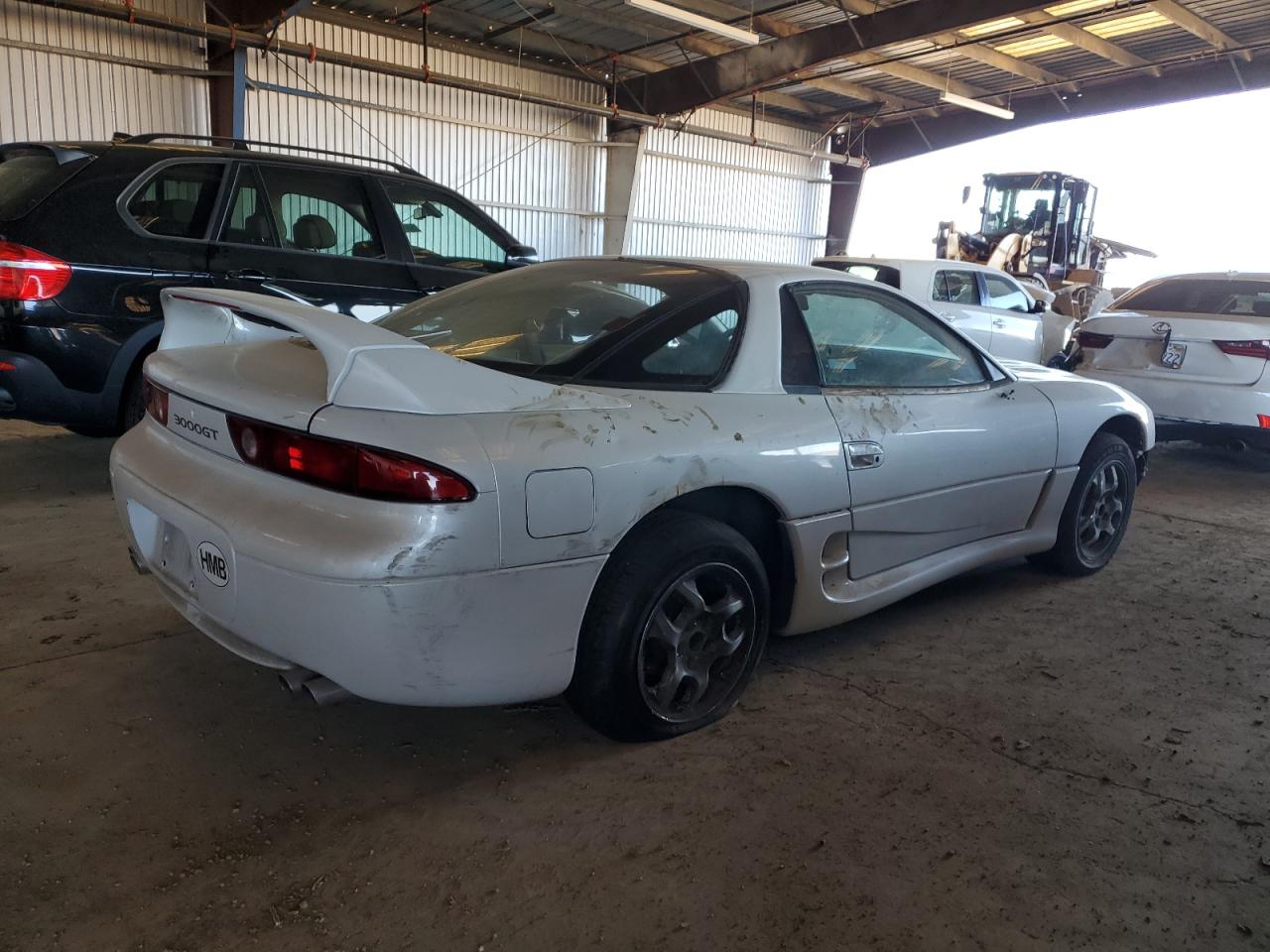 1998 Mitsubishi 3000 Gt  White vin: JA3AM44H3WY001622