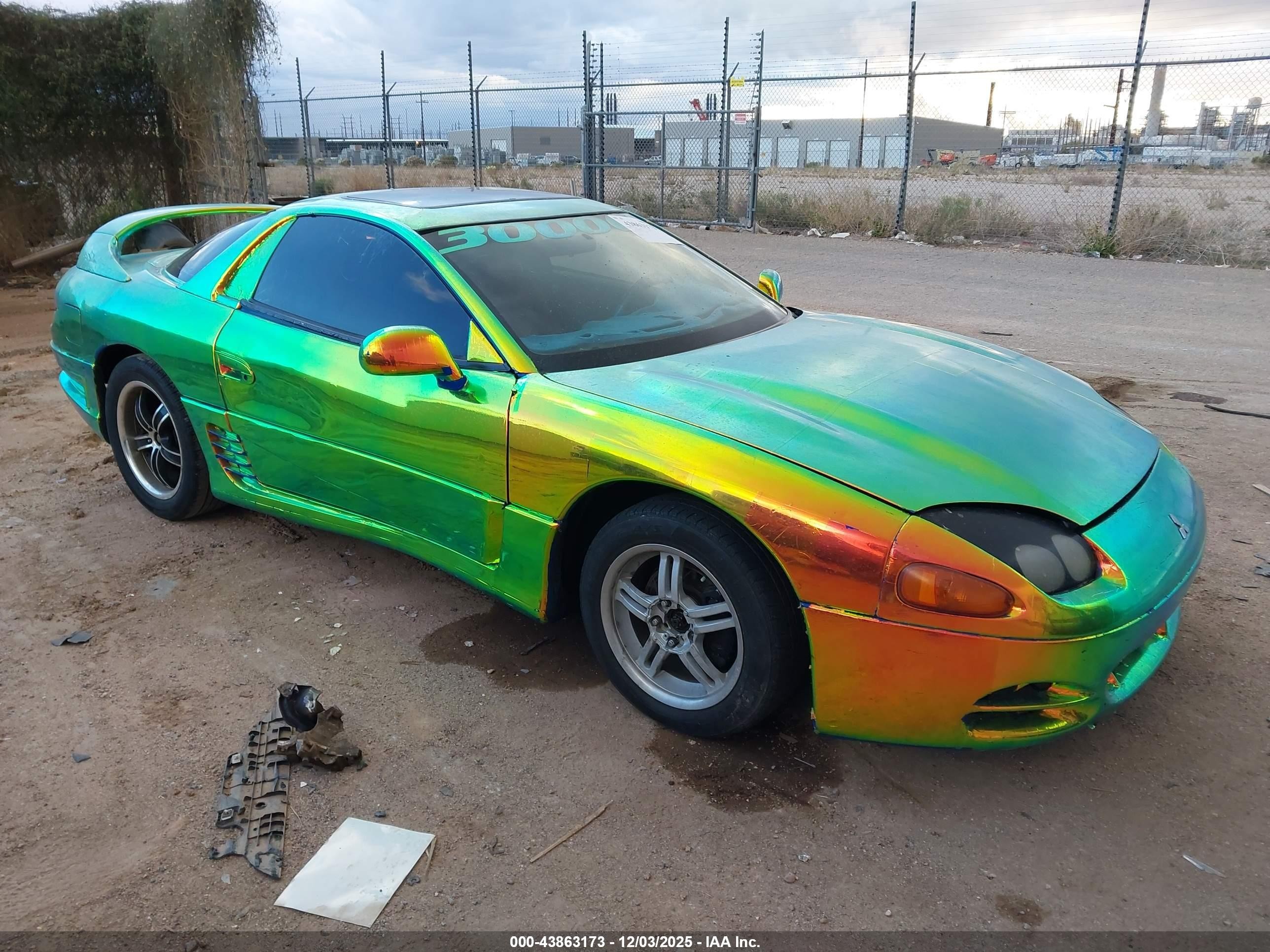 1998 Mitsubishi 3000 Gt   Green vin: JA3AM44H3WY003046
