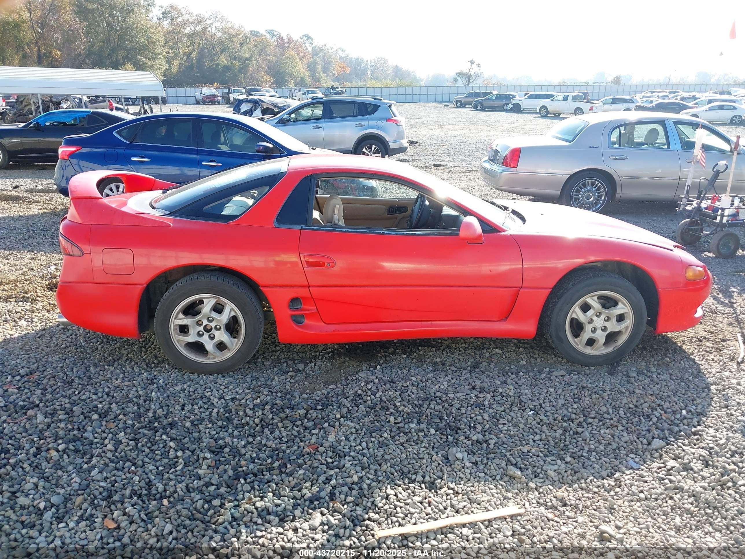 1998 Mitsubishi 3000 Gt   Red vin: JA3AM44H4WY001533