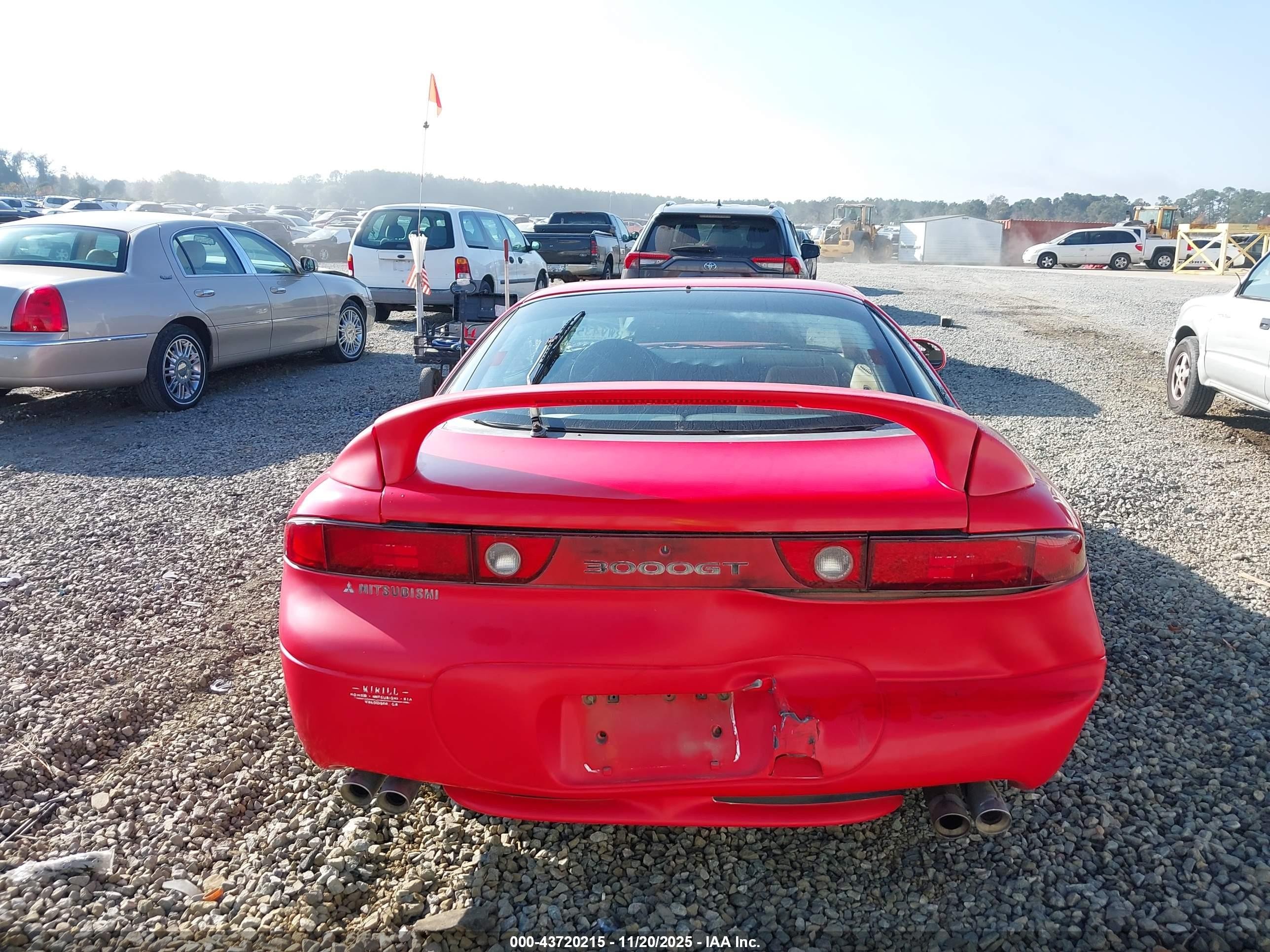 1998 Mitsubishi 3000 Gt   Red vin: JA3AM44H4WY001533