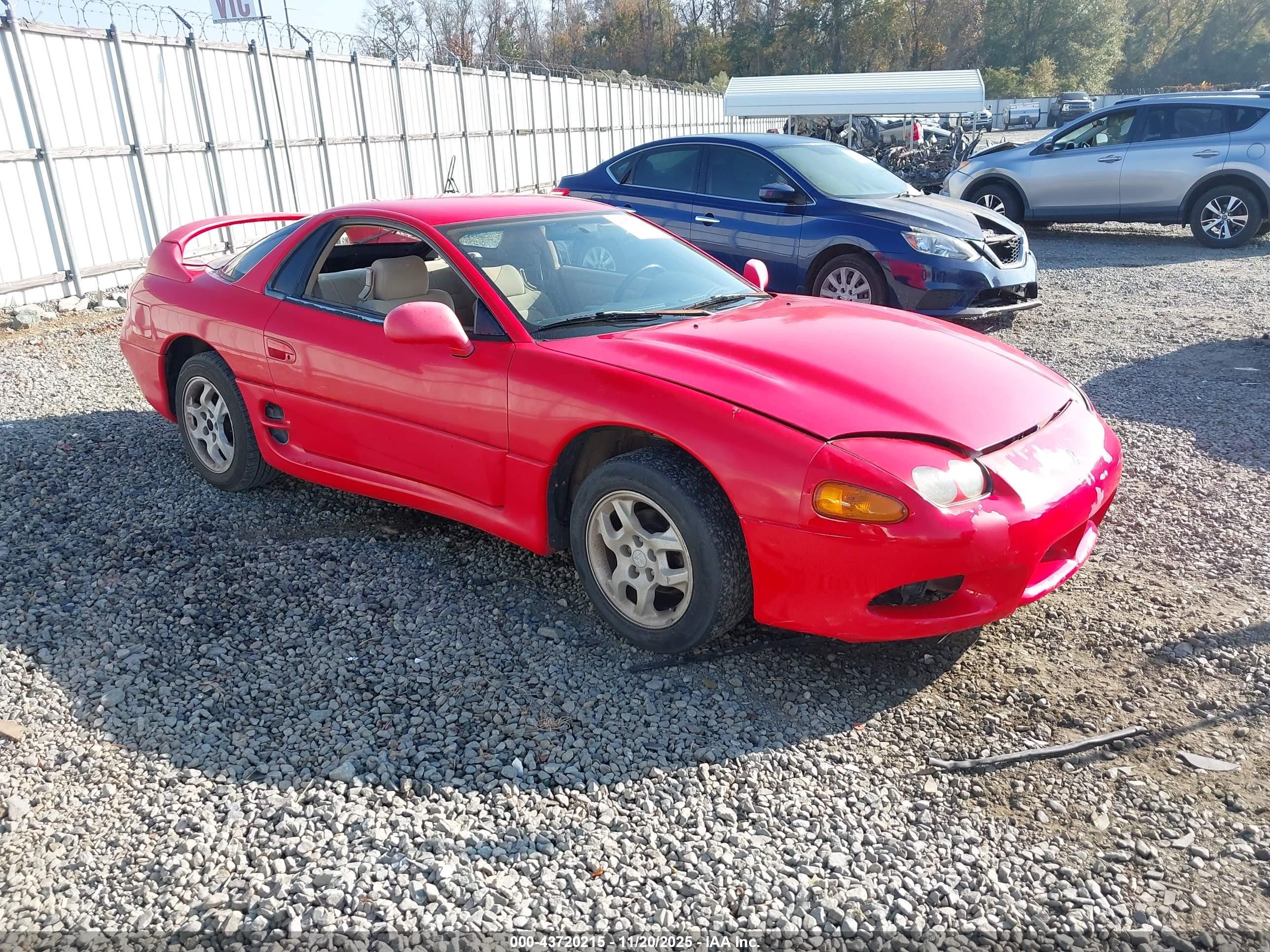 1998 Mitsubishi 3000 Gt   Red vin: JA3AM44H4WY001533