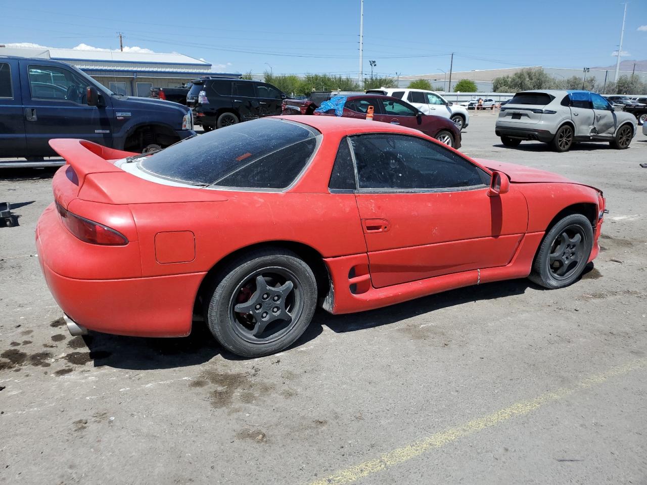 1998 Mitsubishi 3000 Gt  Orange vin: JA3AM44H5WY002366
