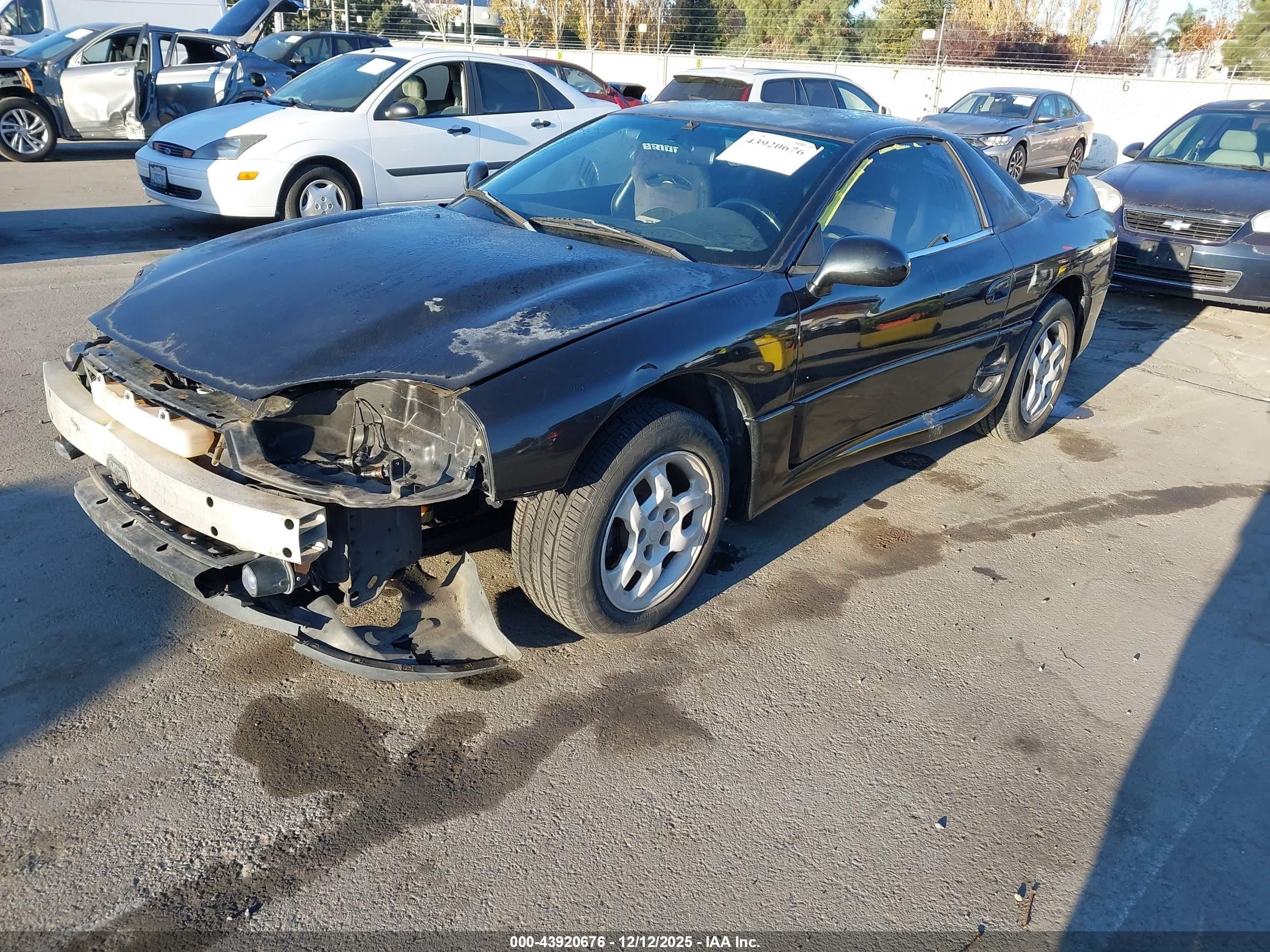 1999 Mitsubishi 3000 Gt   Black vin: JA3AM44H5XY003132