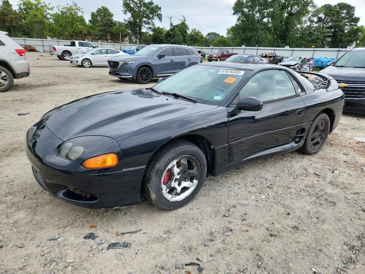 1997 Mitsubishi 3000 Gt    Black vin: JA3AM44H8VY001890