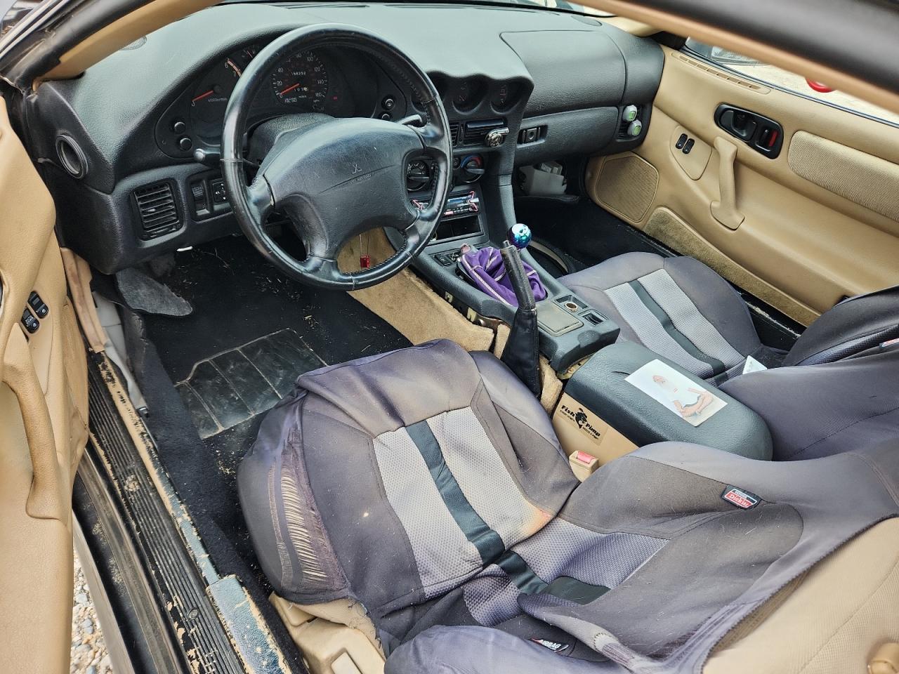 1997 Mitsubishi 3000 Gt    Black vin: JA3AM44H8VY001890