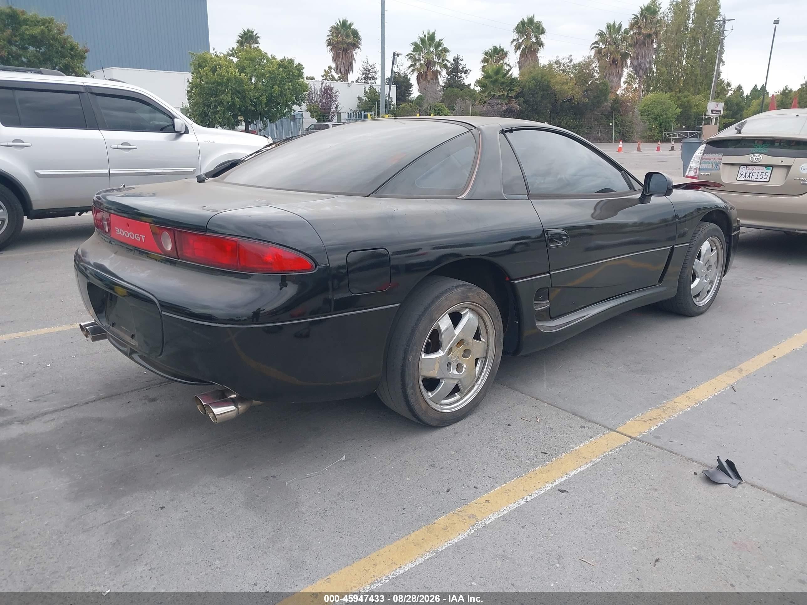 1998 Mitsubishi 3000 Gt   Black vin: JA3AM44H8WY004287