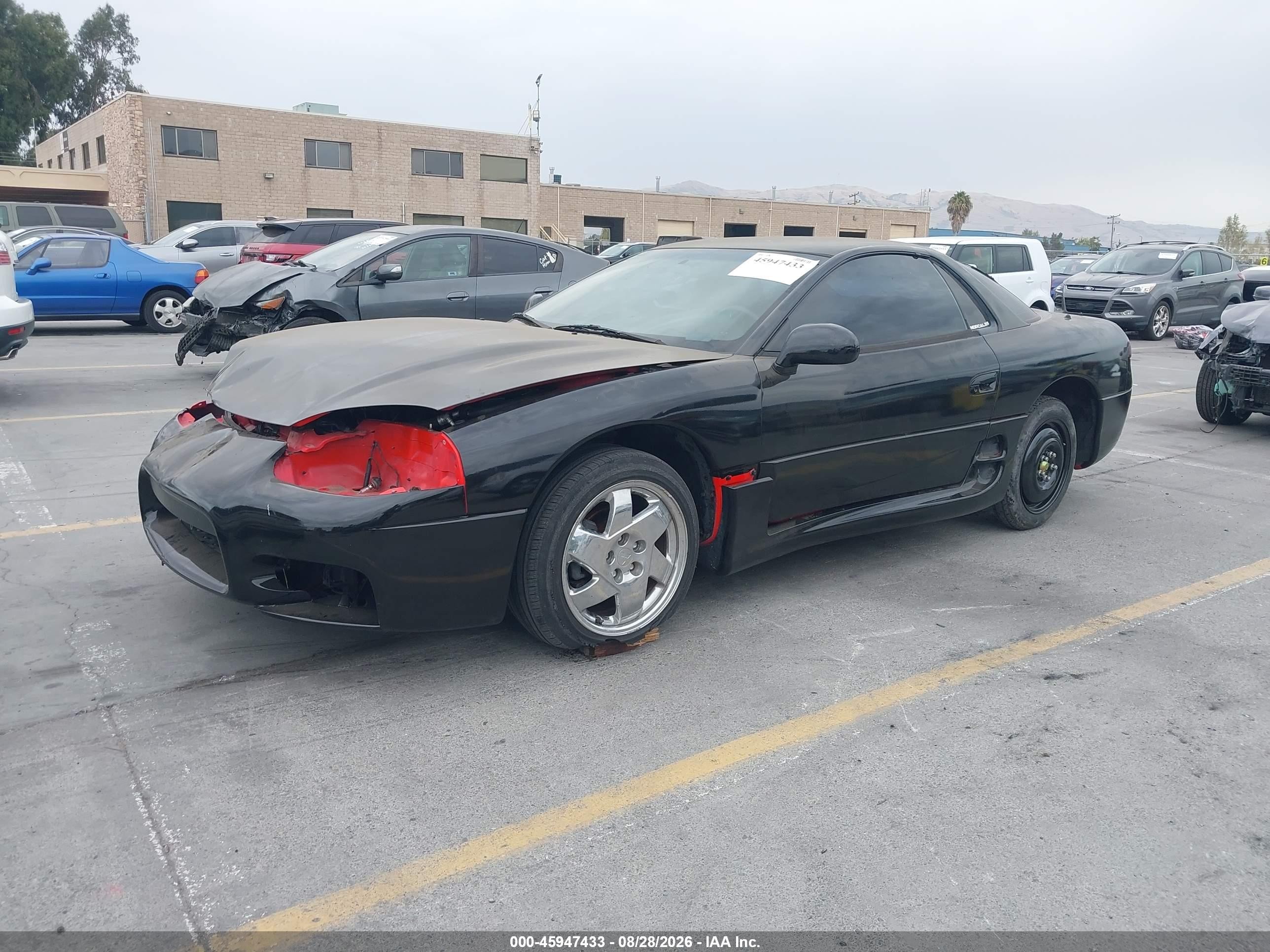 1998 Mitsubishi 3000 Gt   Black vin: JA3AM44H8WY004287