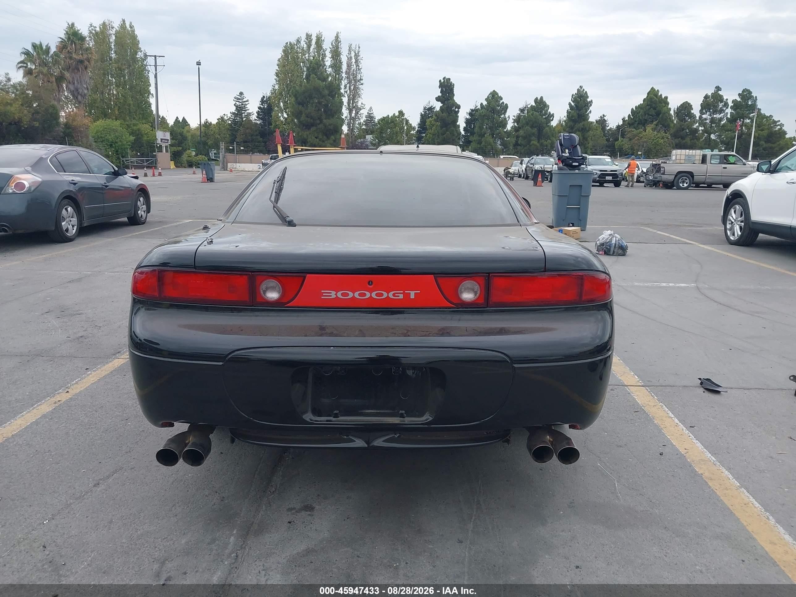 1998 Mitsubishi 3000 Gt   Black vin: JA3AM44H8WY004287