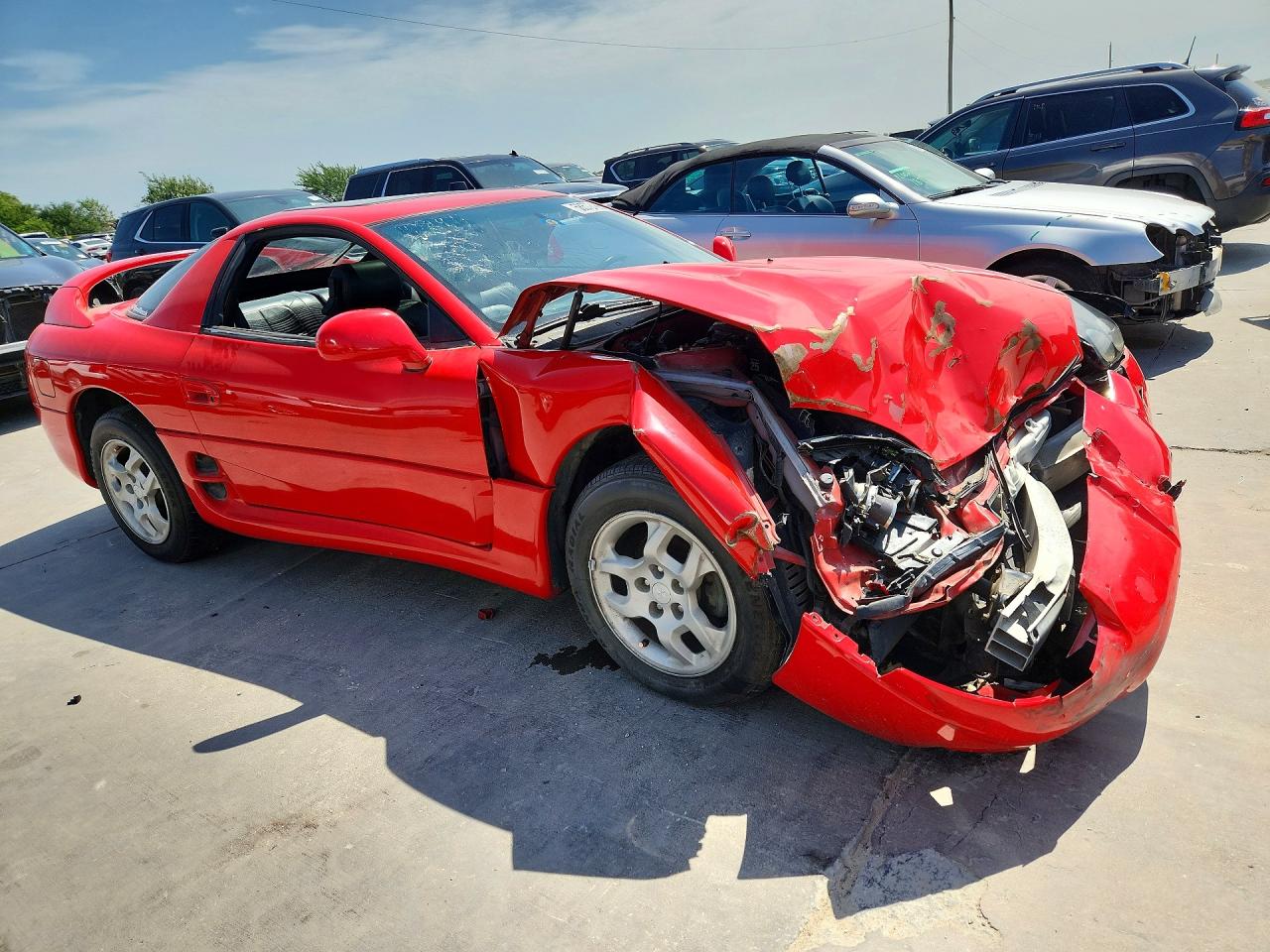 1999 Mitsubishi 3000 Gt Red vin: JA3AM44HXXY002204