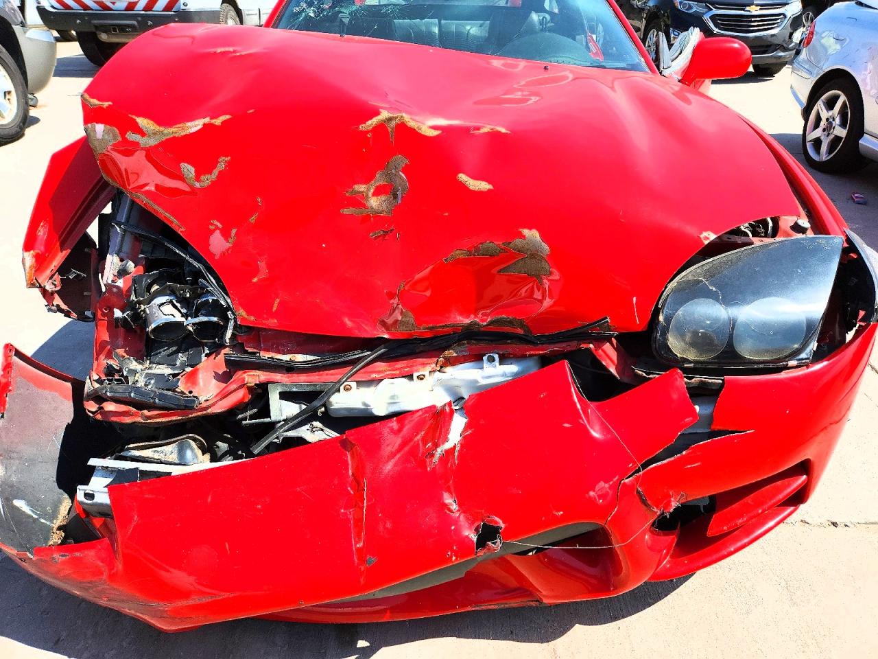 1999 Mitsubishi 3000 Gt Red vin: JA3AM44HXXY002204