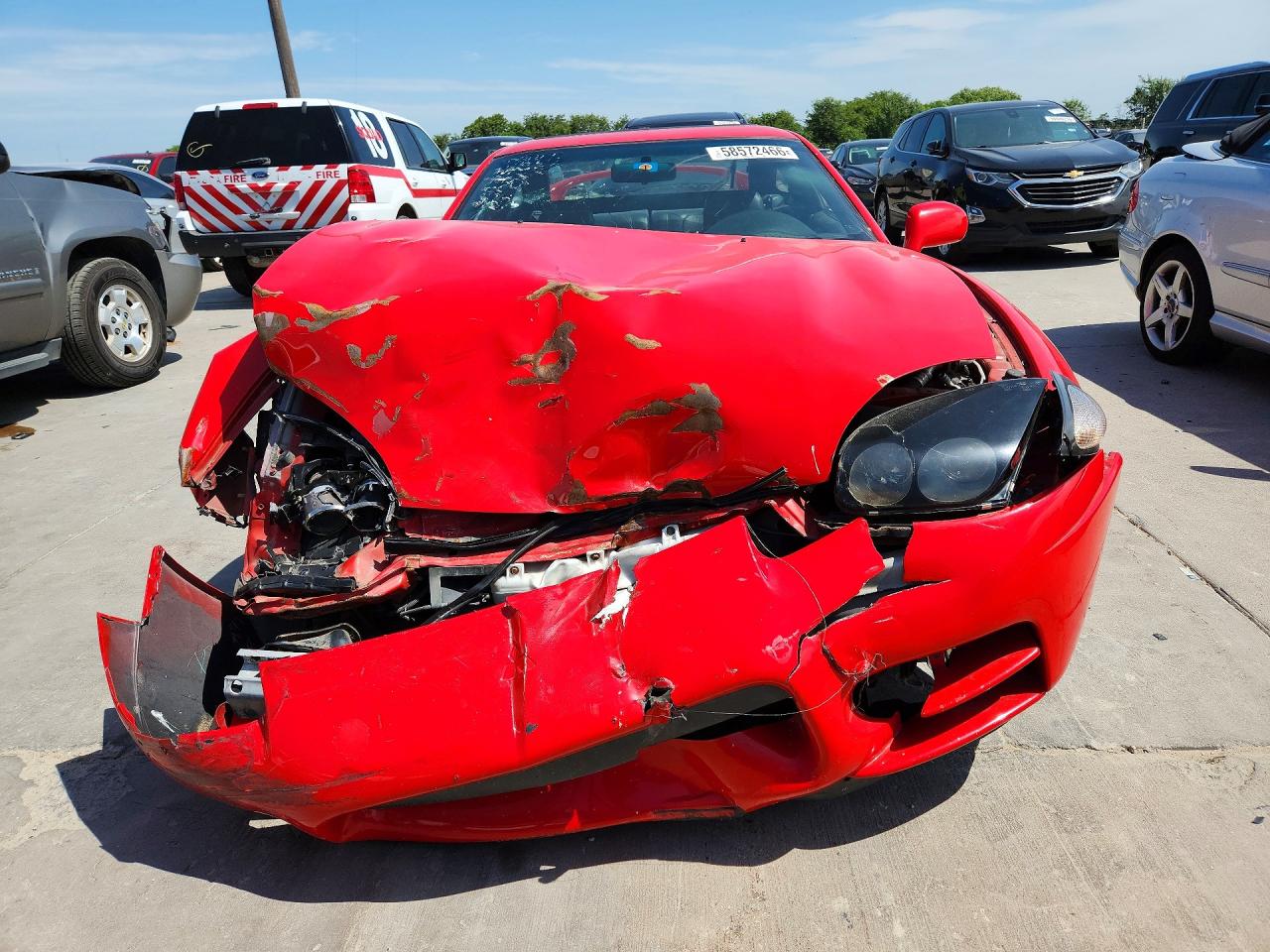 1999 Mitsubishi 3000 Gt Red vin: JA3AM44HXXY002204