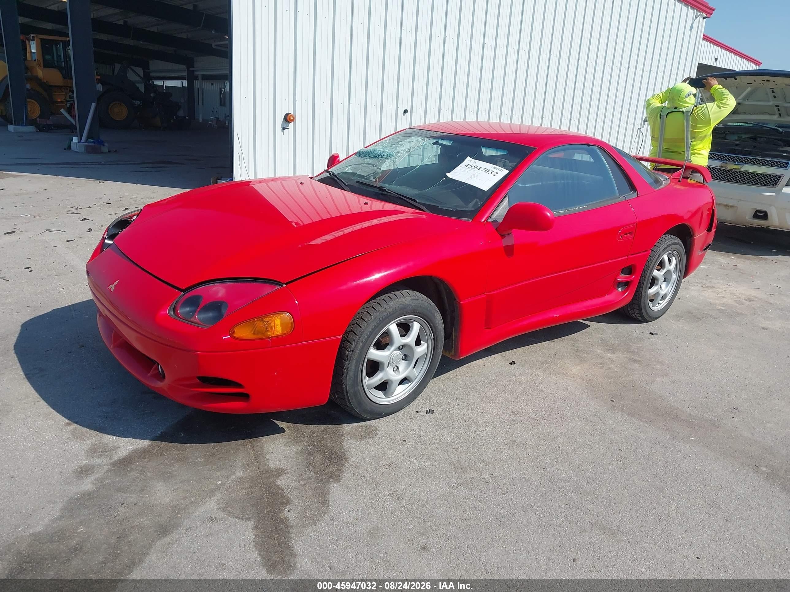 1994 Mitsubishi 3000 Gt Red vin: JA3AM54J0RY028080