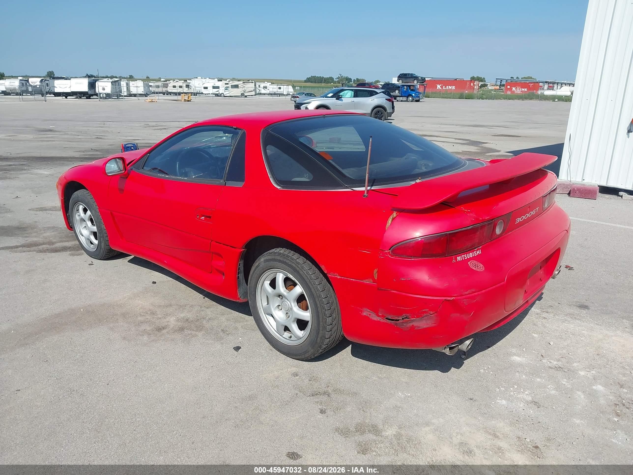 1994 Mitsubishi 3000 Gt Red vin: JA3AM54J0RY028080