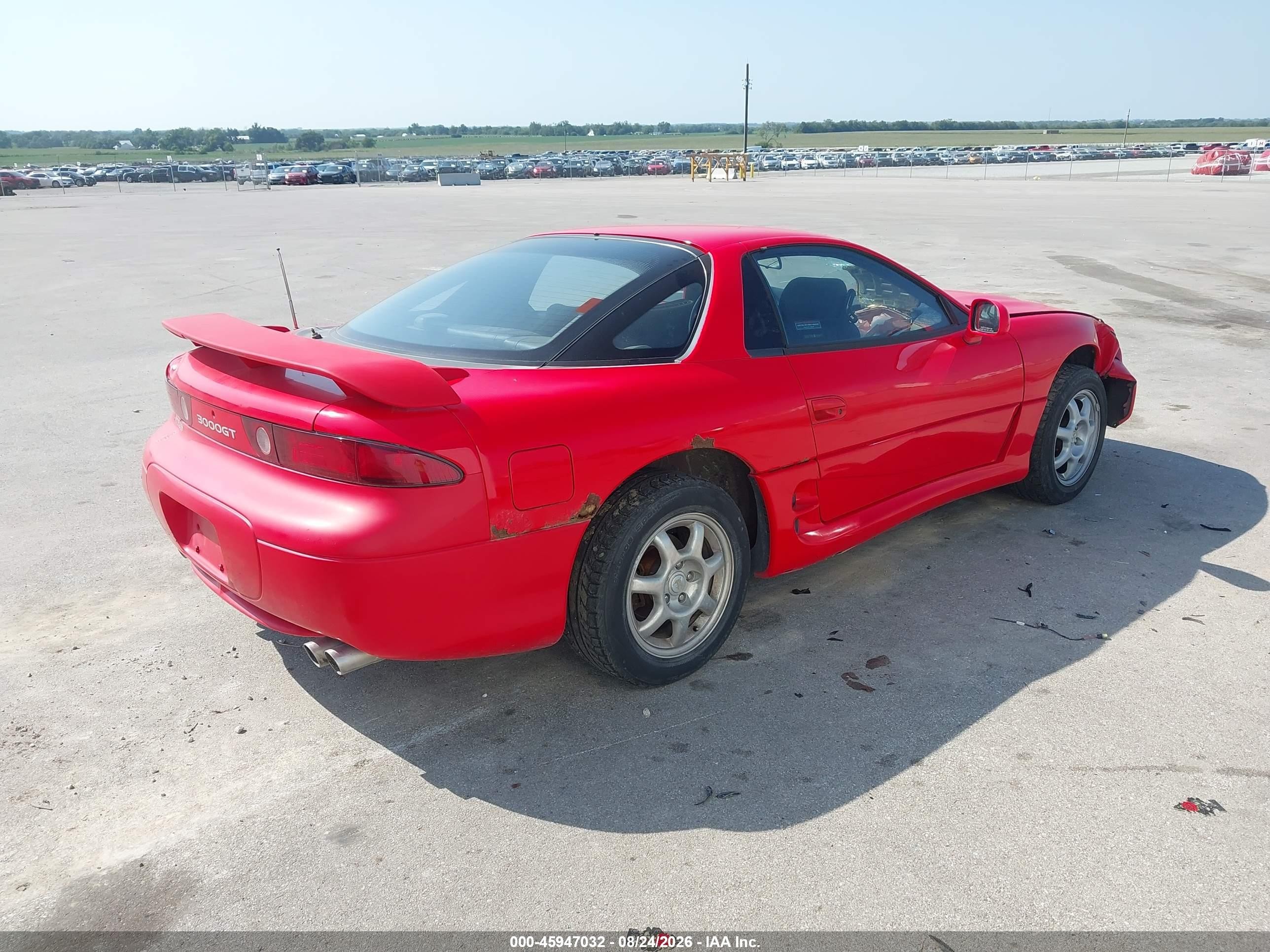 1994 Mitsubishi 3000 Gt Red vin: JA3AM54J0RY028080