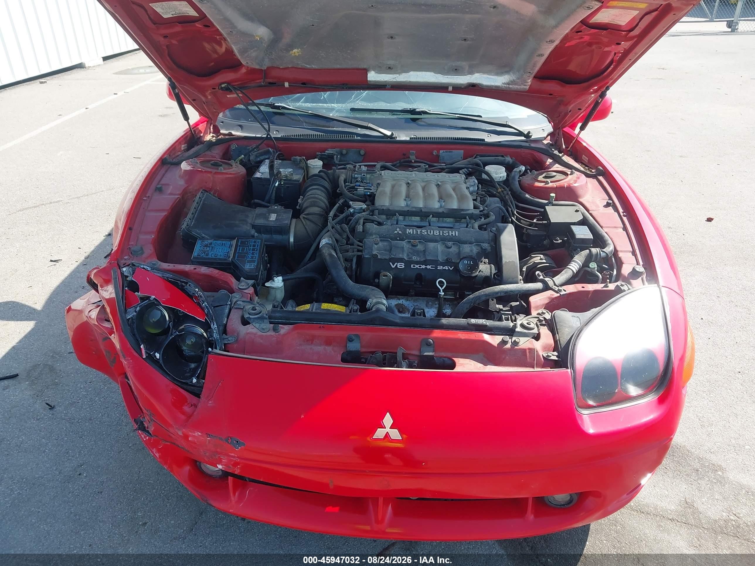 1994 Mitsubishi 3000 Gt Red vin: JA3AM54J0RY028080