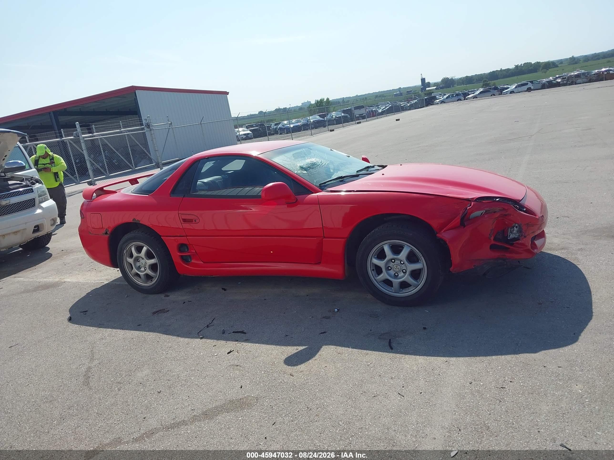 1994 Mitsubishi 3000 Gt Red vin: JA3AM54J0RY028080