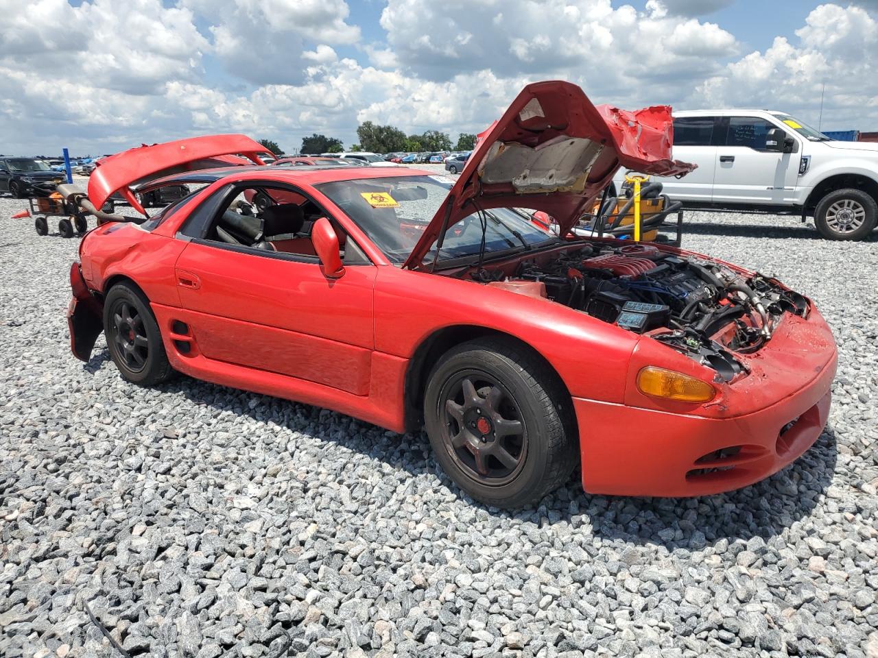 1994 Mitsubishi 3000 Gt Red vin: JA3AM54J1RY027441