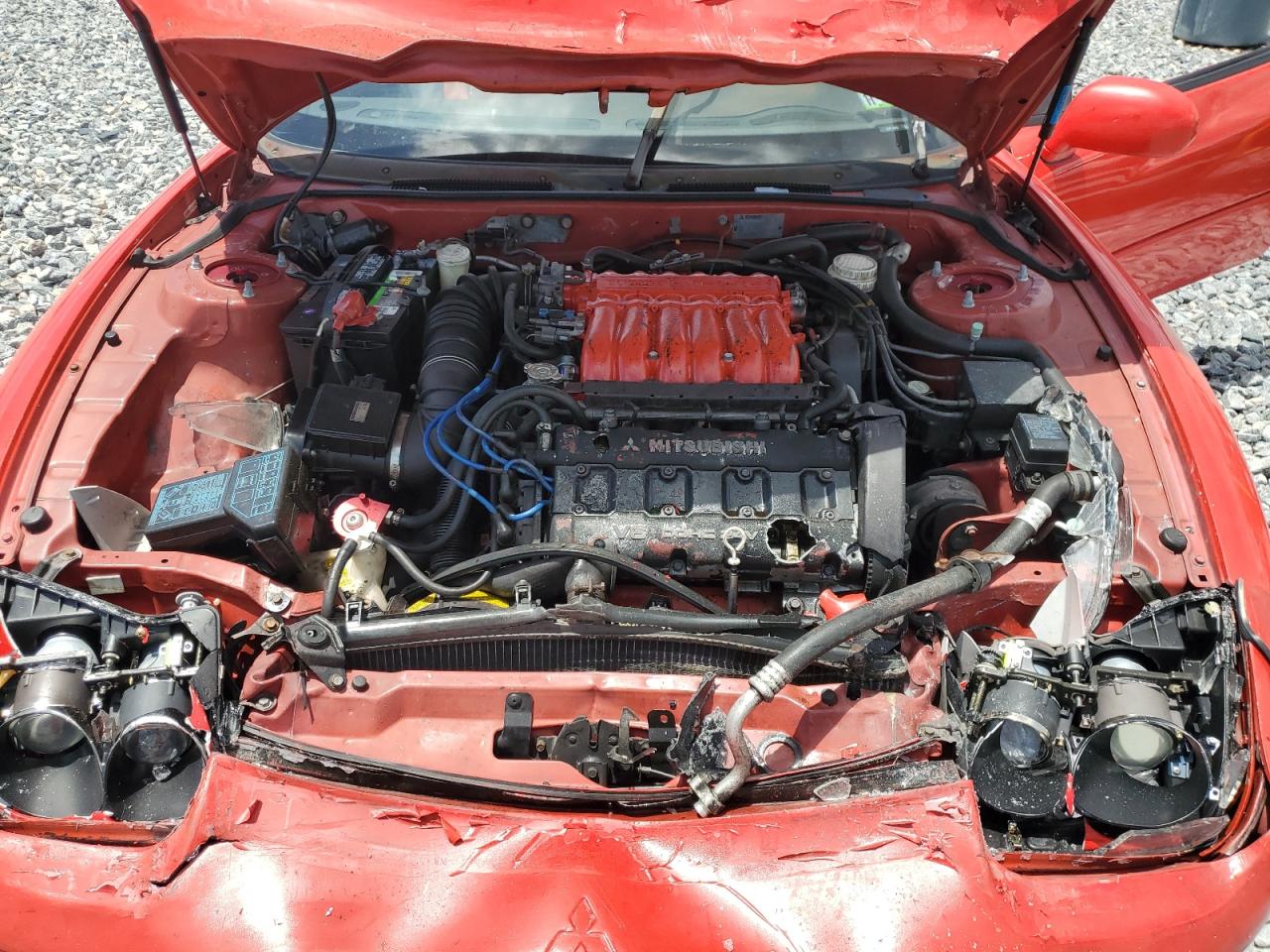 1994 Mitsubishi 3000 Gt Red vin: JA3AM54J1RY027441