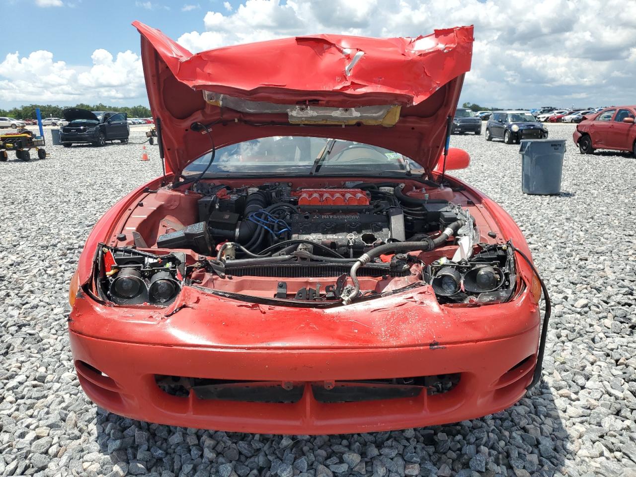 1994 Mitsubishi 3000 Gt Red vin: JA3AM54J1RY027441