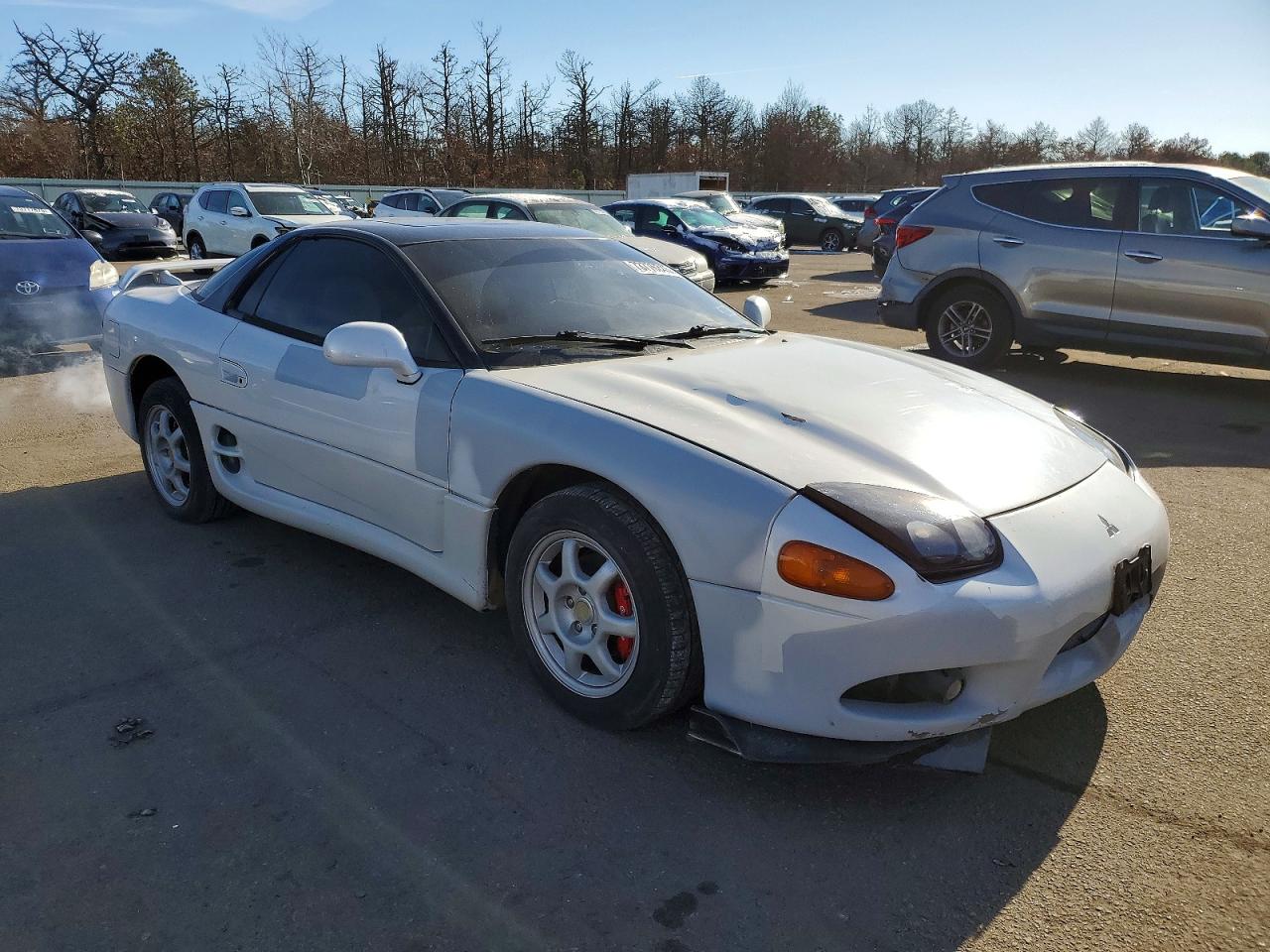 1996 Mitsubishi 3000 Gt Sl White vin: JA3AM54J2TY001356