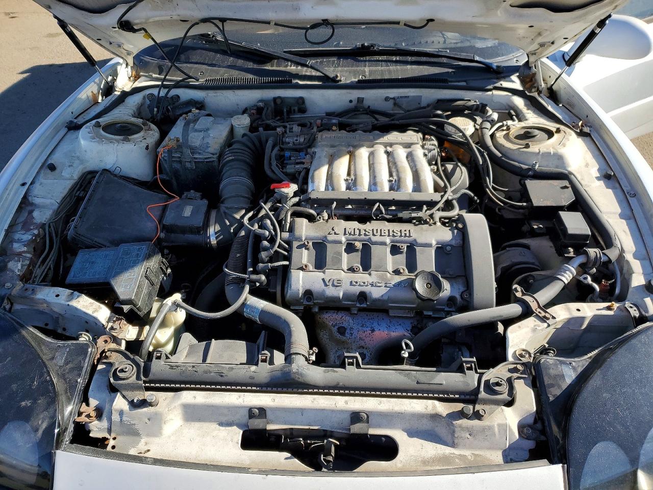 1996 Mitsubishi 3000 Gt Sl White vin: JA3AM54J2TY001356