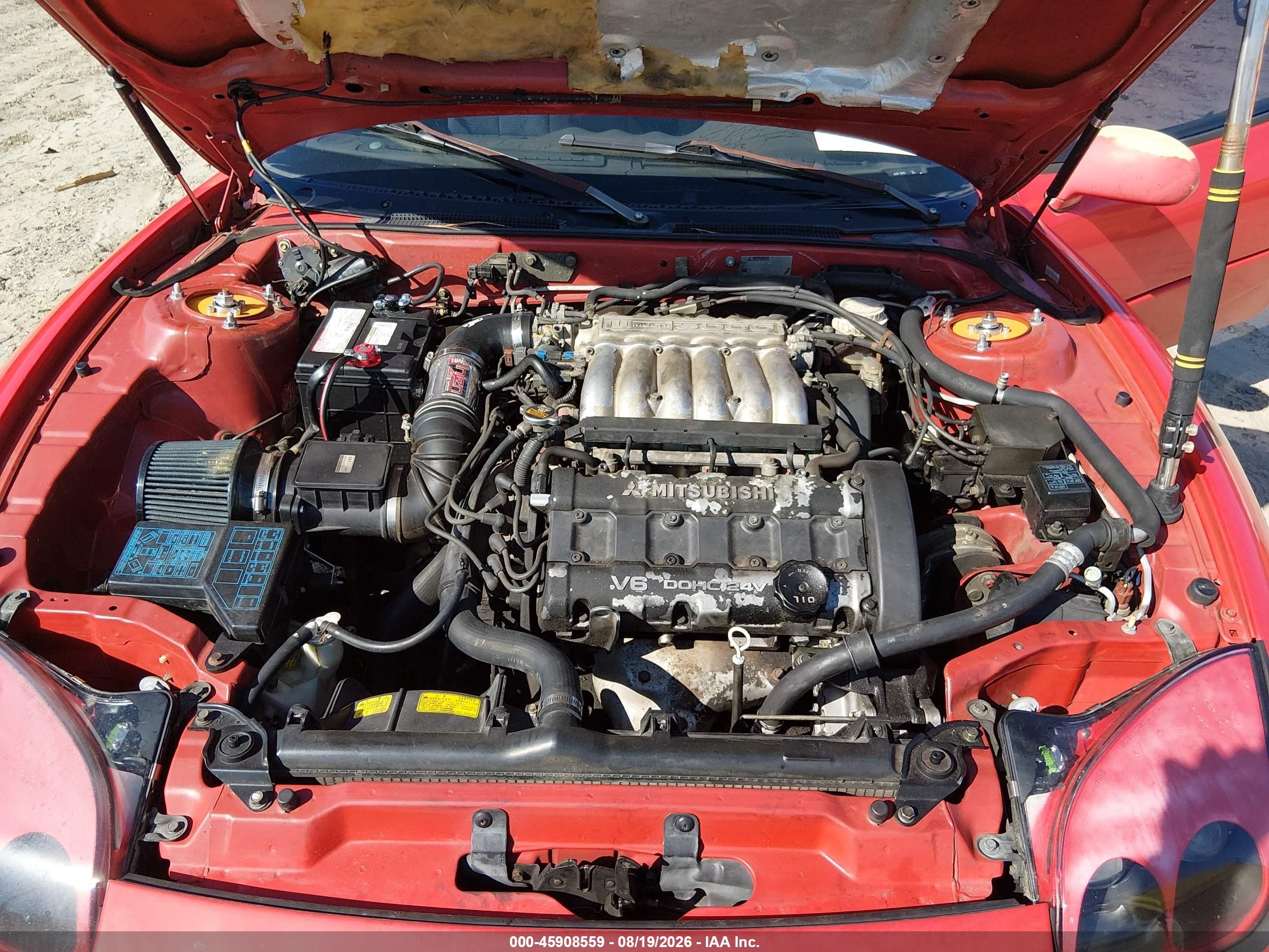 1994 Mitsubishi 3000 Gt   Red vin: JA3AM54J4RY037283
