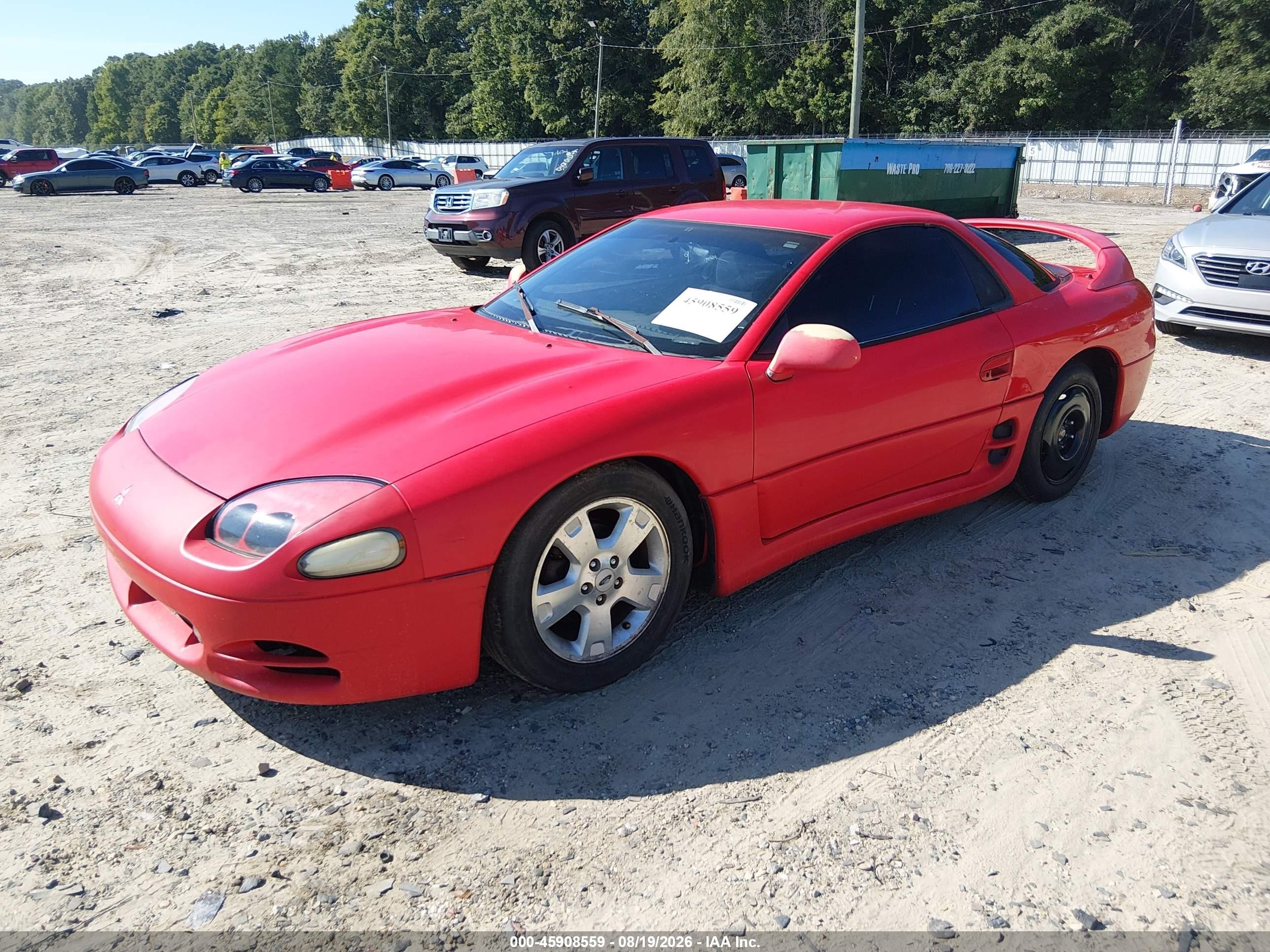 1994 Mitsubishi 3000 Gt   Red vin: JA3AM54J4RY037283