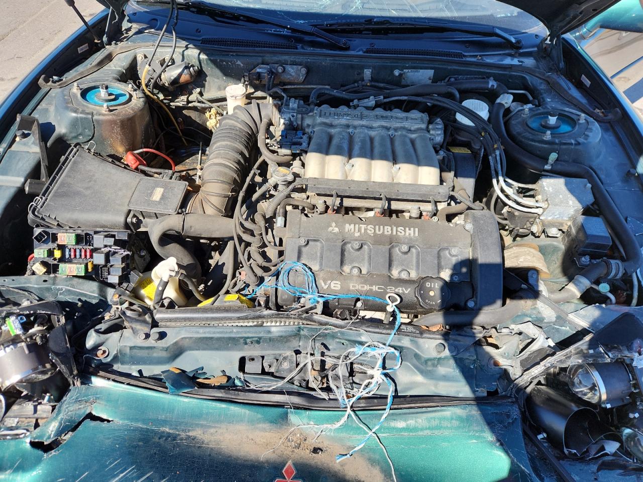 1994 Mitsubishi 3000 Gt Green vin: JA3AM54J5RY033713