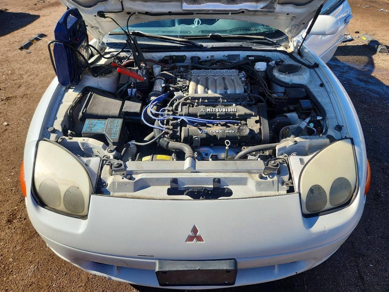 1995 Mitsubishi 3000 Gt Sl White vin: JA3AM54J5SY018537