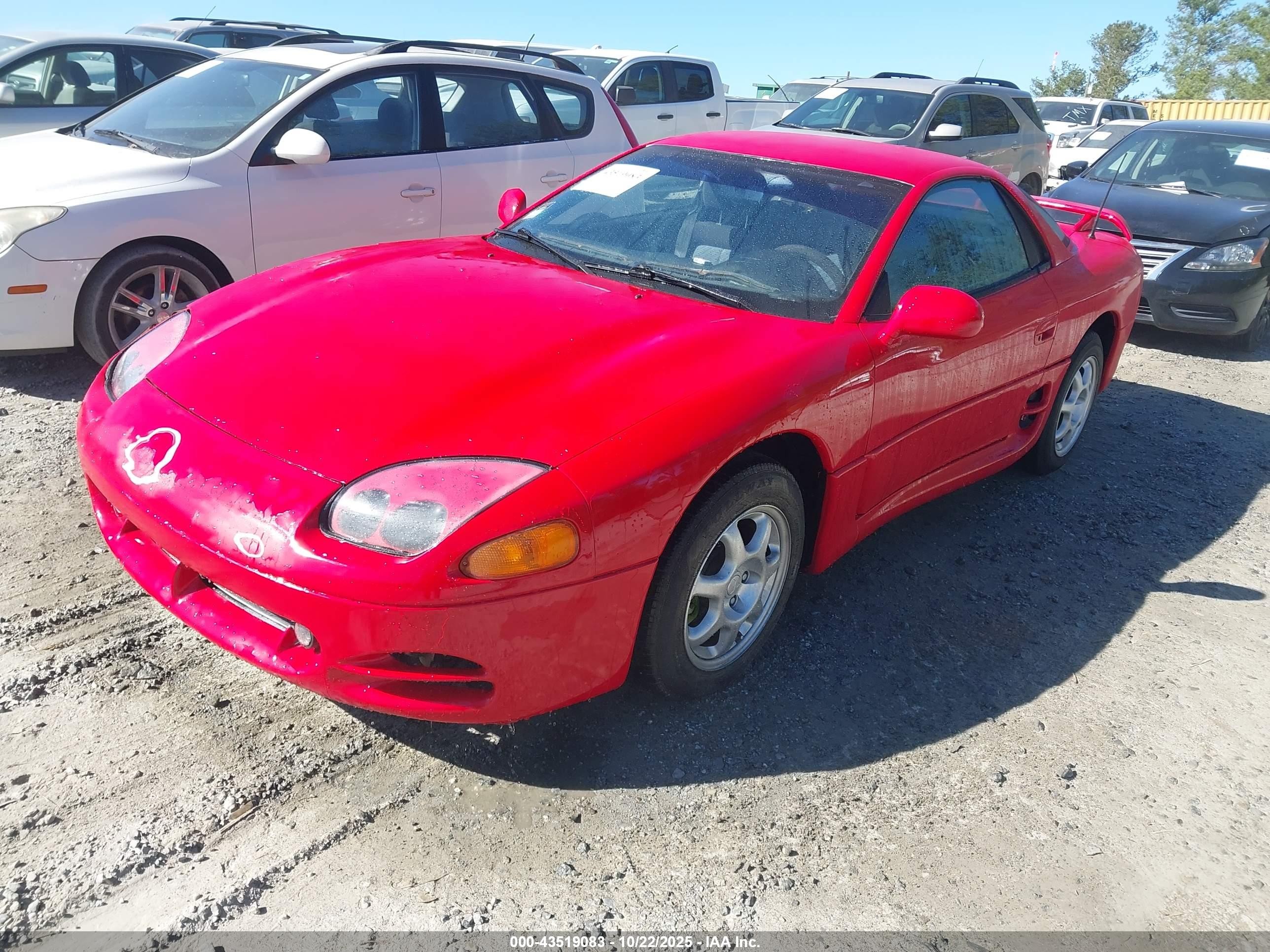 1994 Mitsubishi 3000 Gt   Red vin: JA3AM54J9RY007261