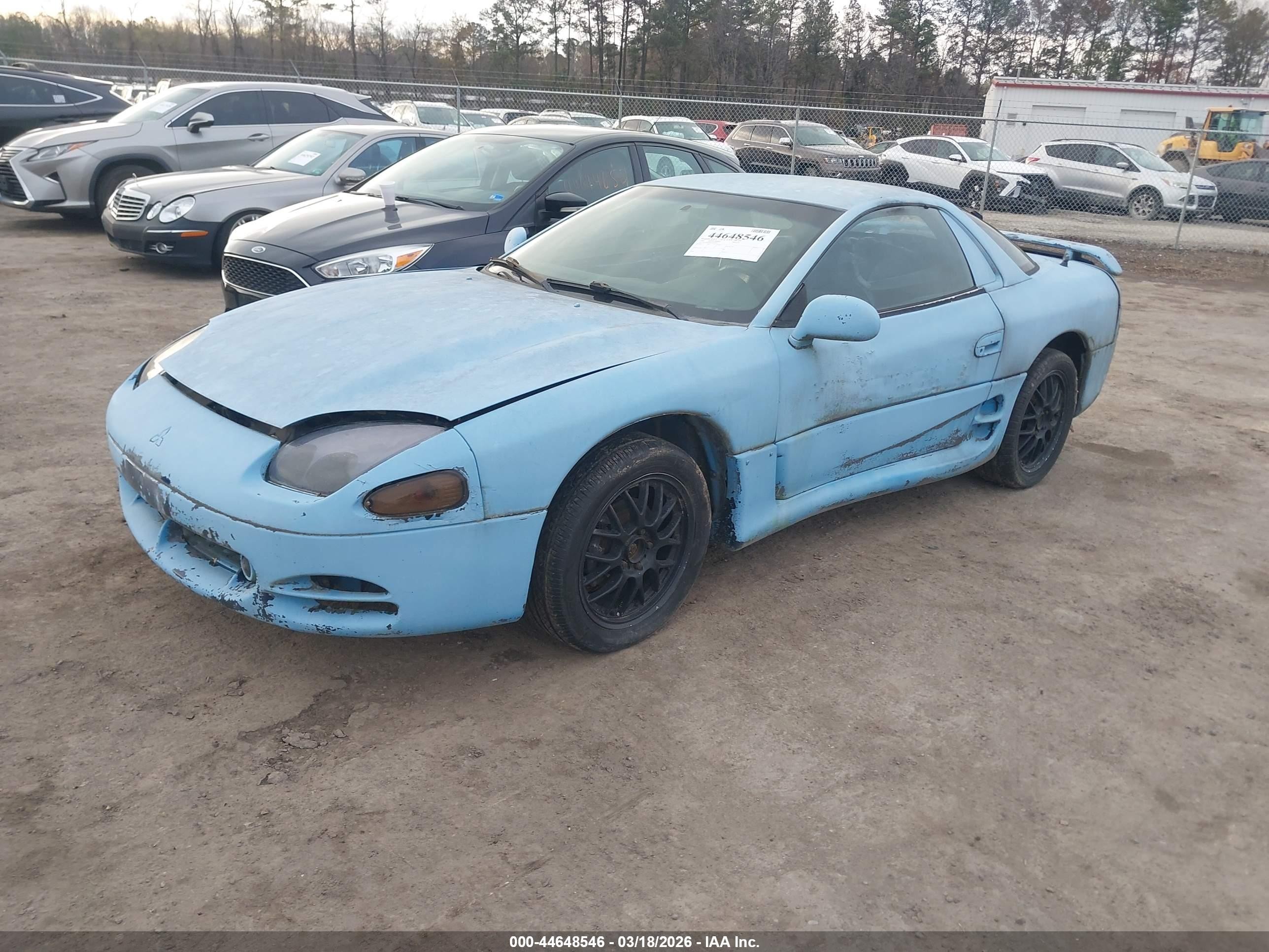 1994 Mitsubishi 3000 Gt Sl Light Blue vin: JA3AM64J2RY033089