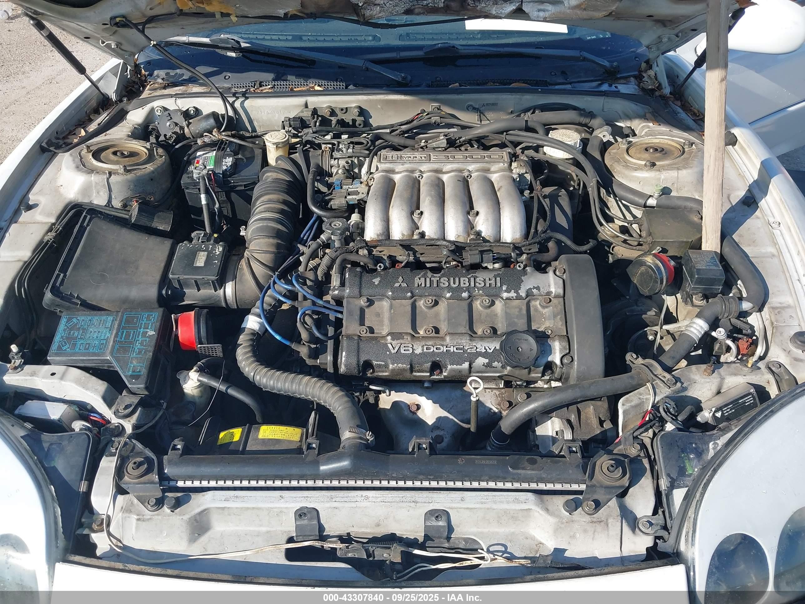 1994 Mitsubishi 3000 Gt Sl White vin: JA3AM64J7RY010214
