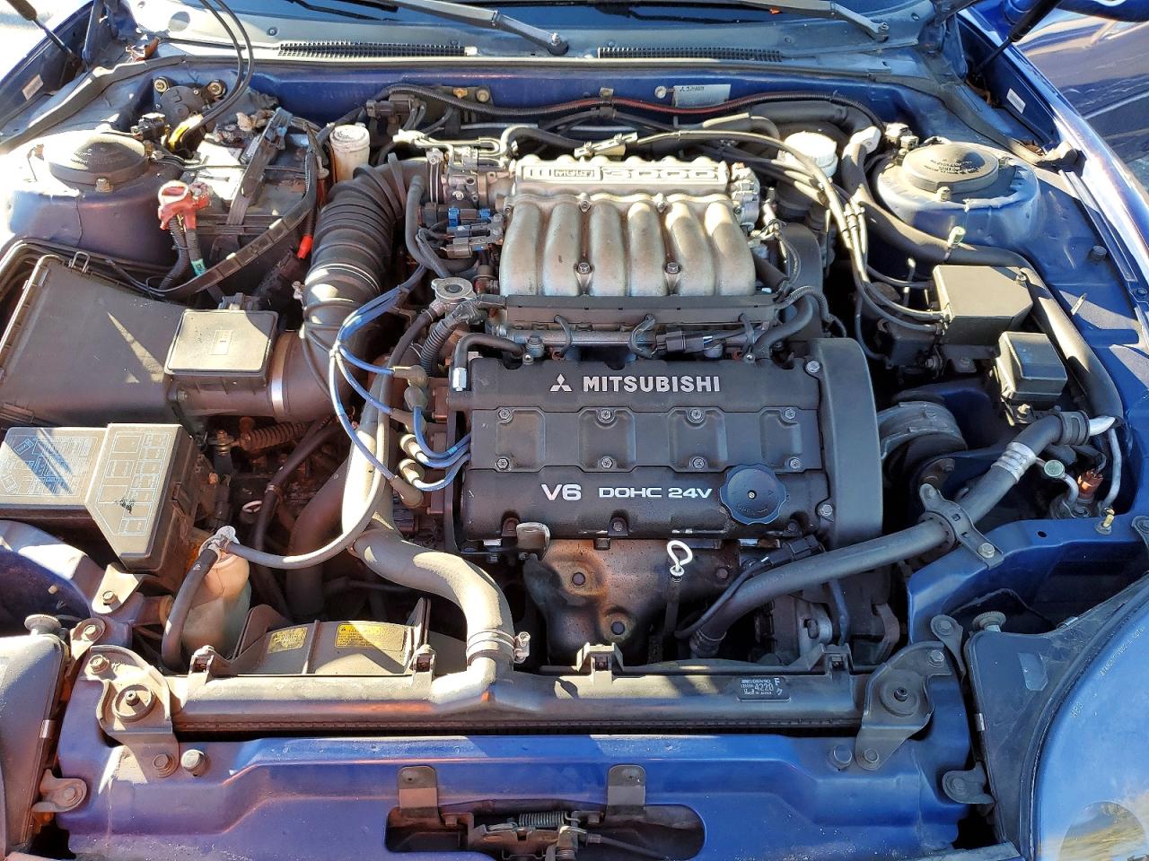 1994 Mitsubishi 3000 Gt Sl Blue vin: JA3AM64J9RY031341