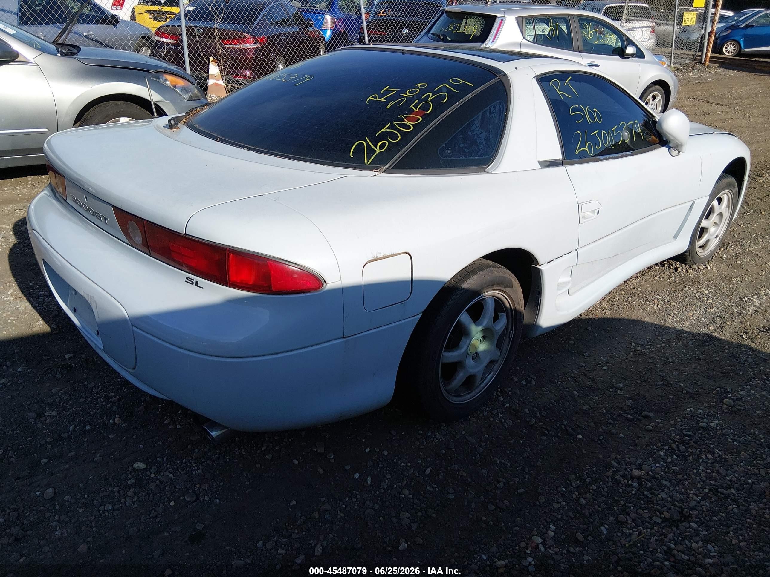 1994 Mitsubishi 3000 Gt Sl White vin: JA3AM64J9RY034885