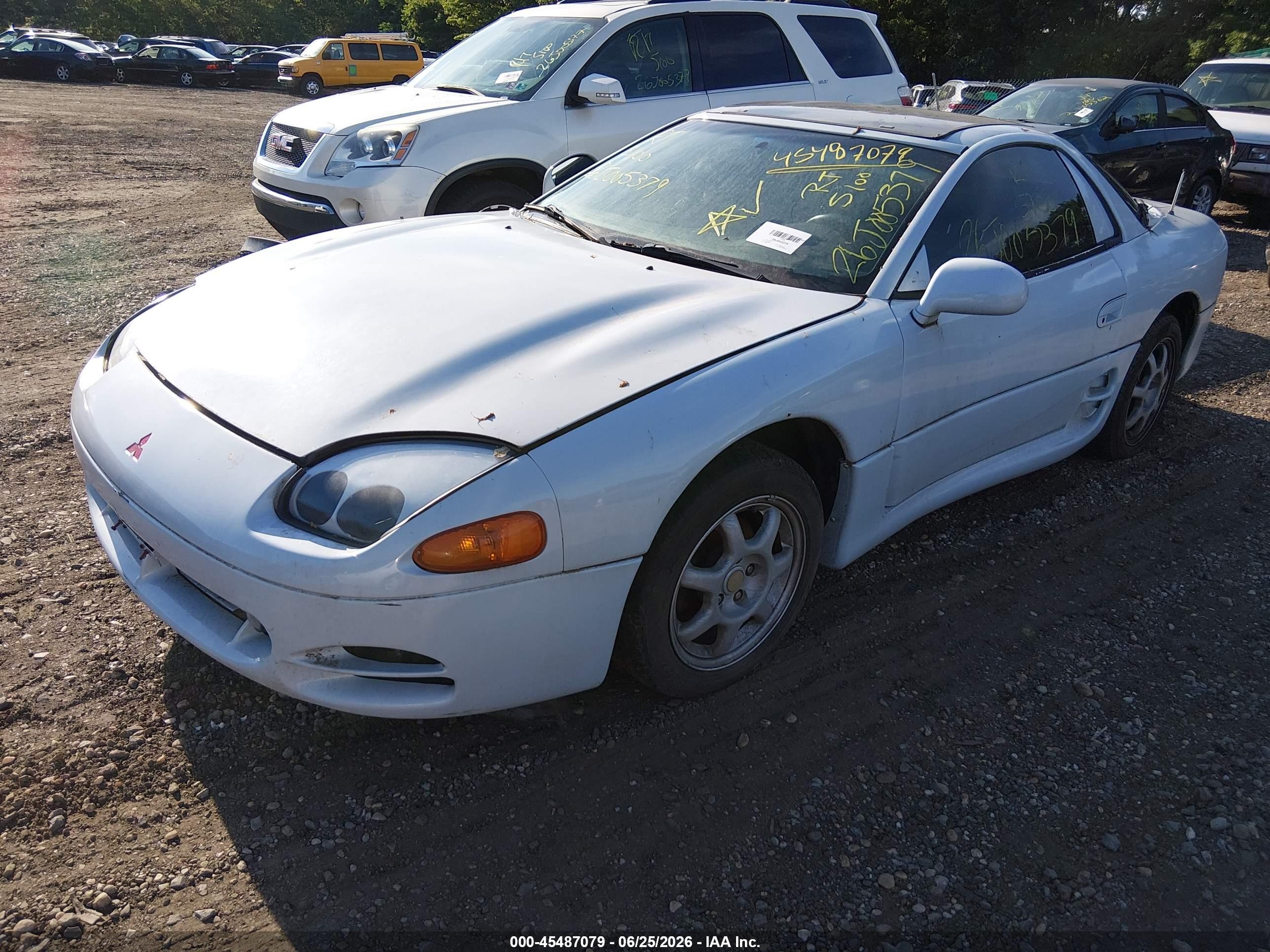 1994 Mitsubishi 3000 Gt Sl White vin: JA3AM64J9RY034885