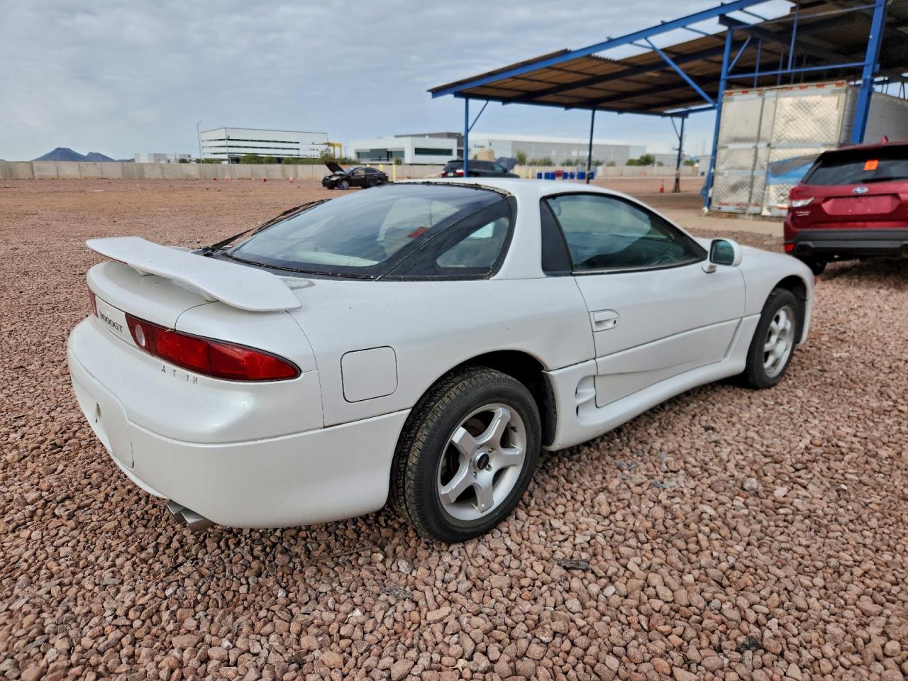 1996 Mitsubishi 3000 Gt White vin: JA3AM84J1TY005075