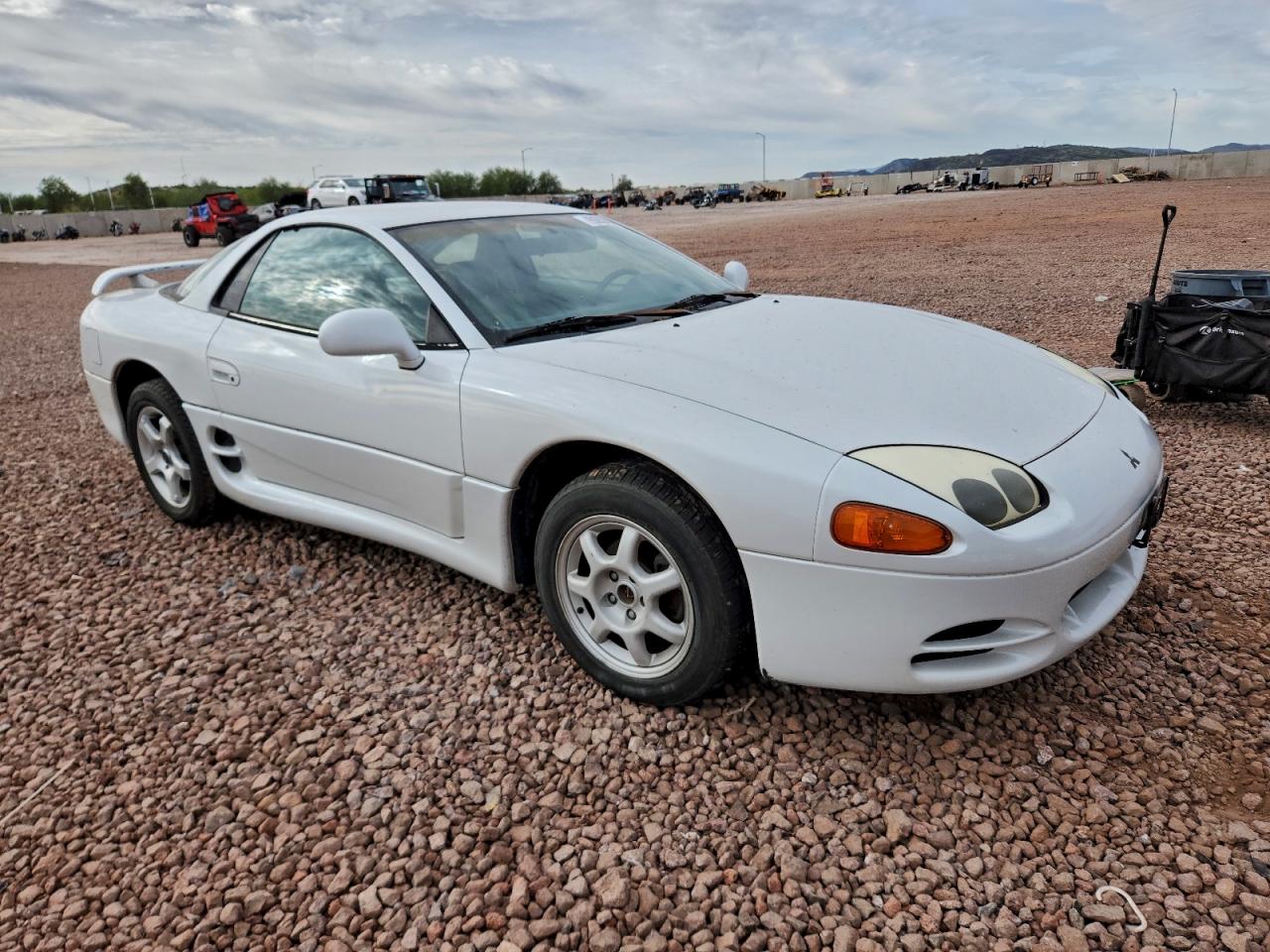 1996 Mitsubishi 3000 Gt White vin: JA3AM84J1TY005075