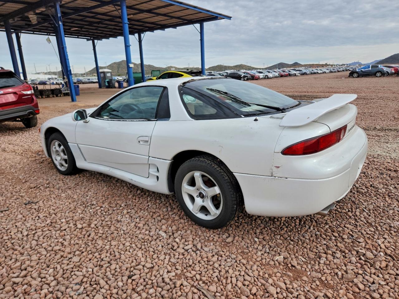 1996 Mitsubishi 3000 Gt White vin: JA3AM84J1TY005075