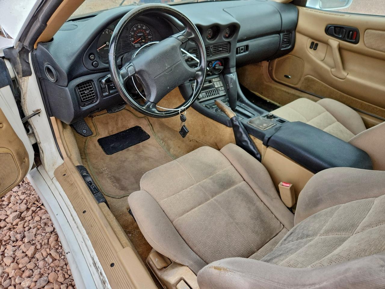 1996 Mitsubishi 3000 Gt White vin: JA3AM84J1TY005075