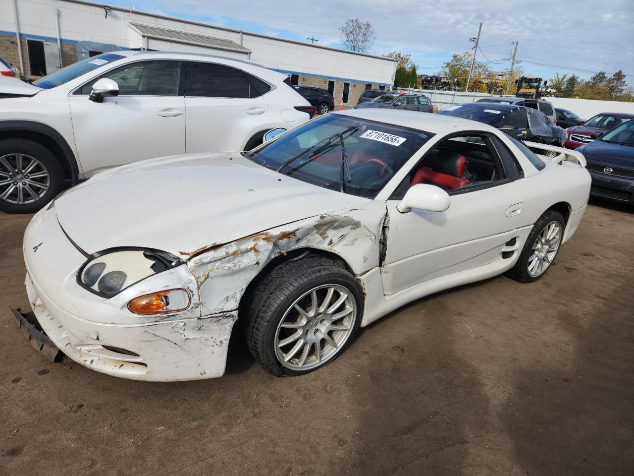 1996 Mitsubishi 3000 Gt White vin: JA3AM84J2TY004159