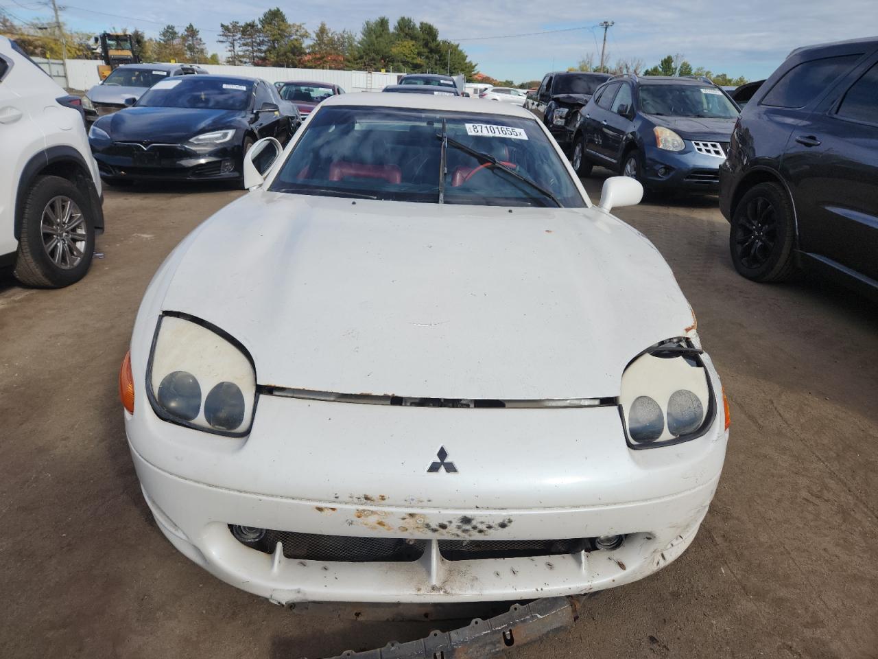 1996 Mitsubishi 3000 Gt White vin: JA3AM84J2TY004159