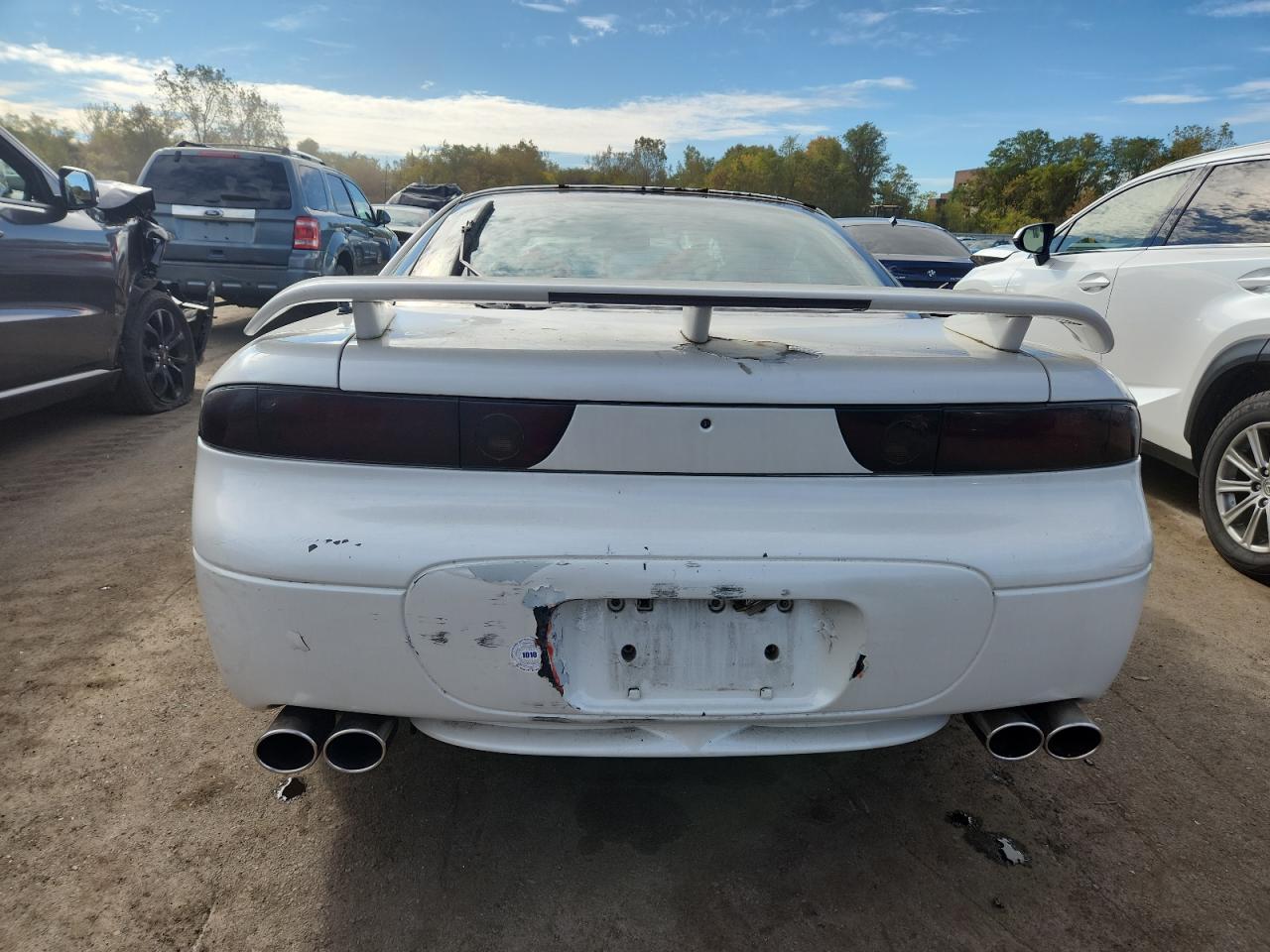 1996 Mitsubishi 3000 Gt White vin: JA3AM84J2TY004159