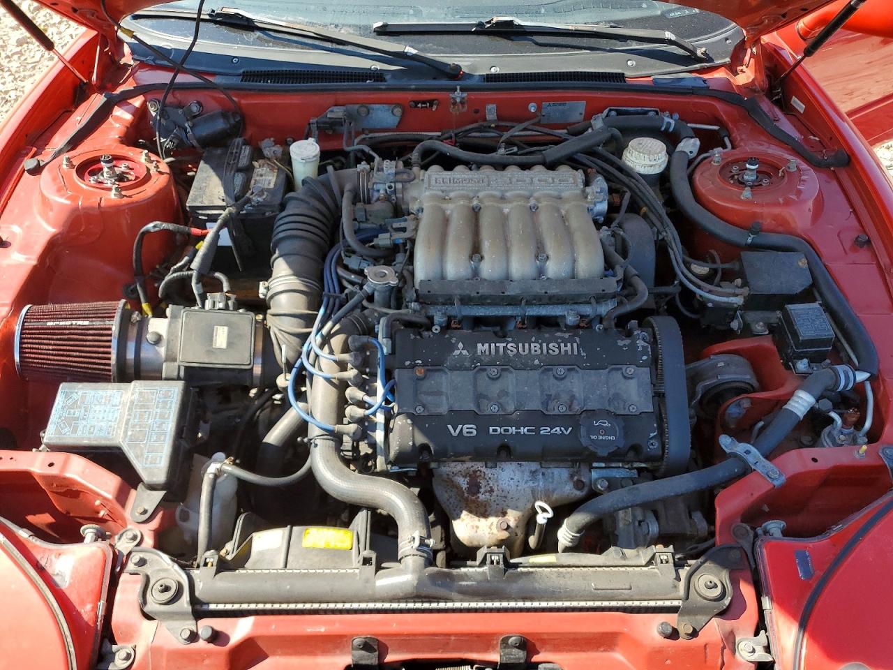 1995 Mitsubishi 3000 Gt Красный vin: JA3AM84J4SY003884