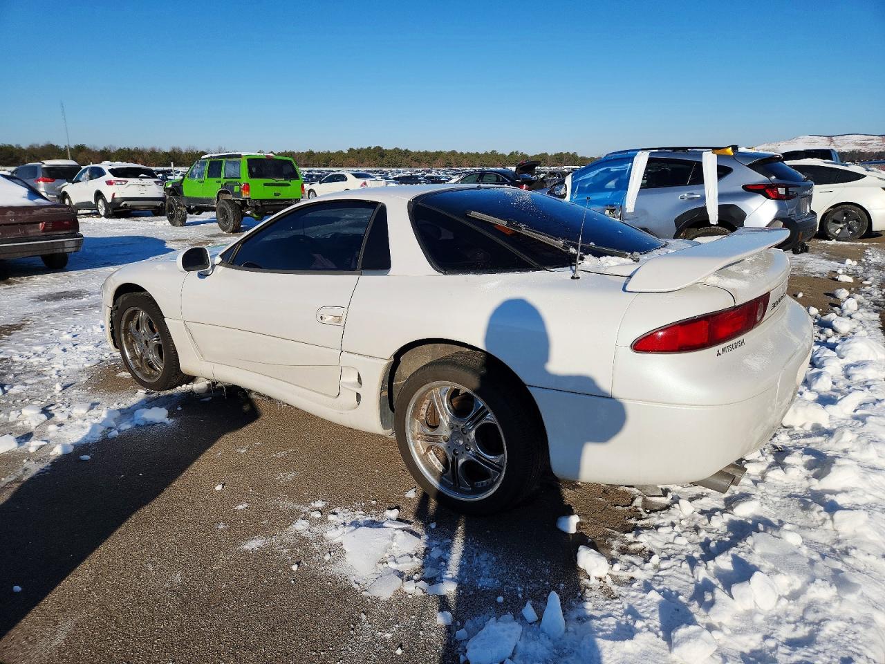1996 Mitsubishi 3000 Gt White vin: JA3AM84J8TY003999