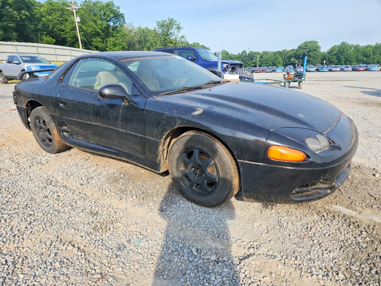 1996 Mitsubishi 3000 Gt Black vin: JA3AM84JXTY005608