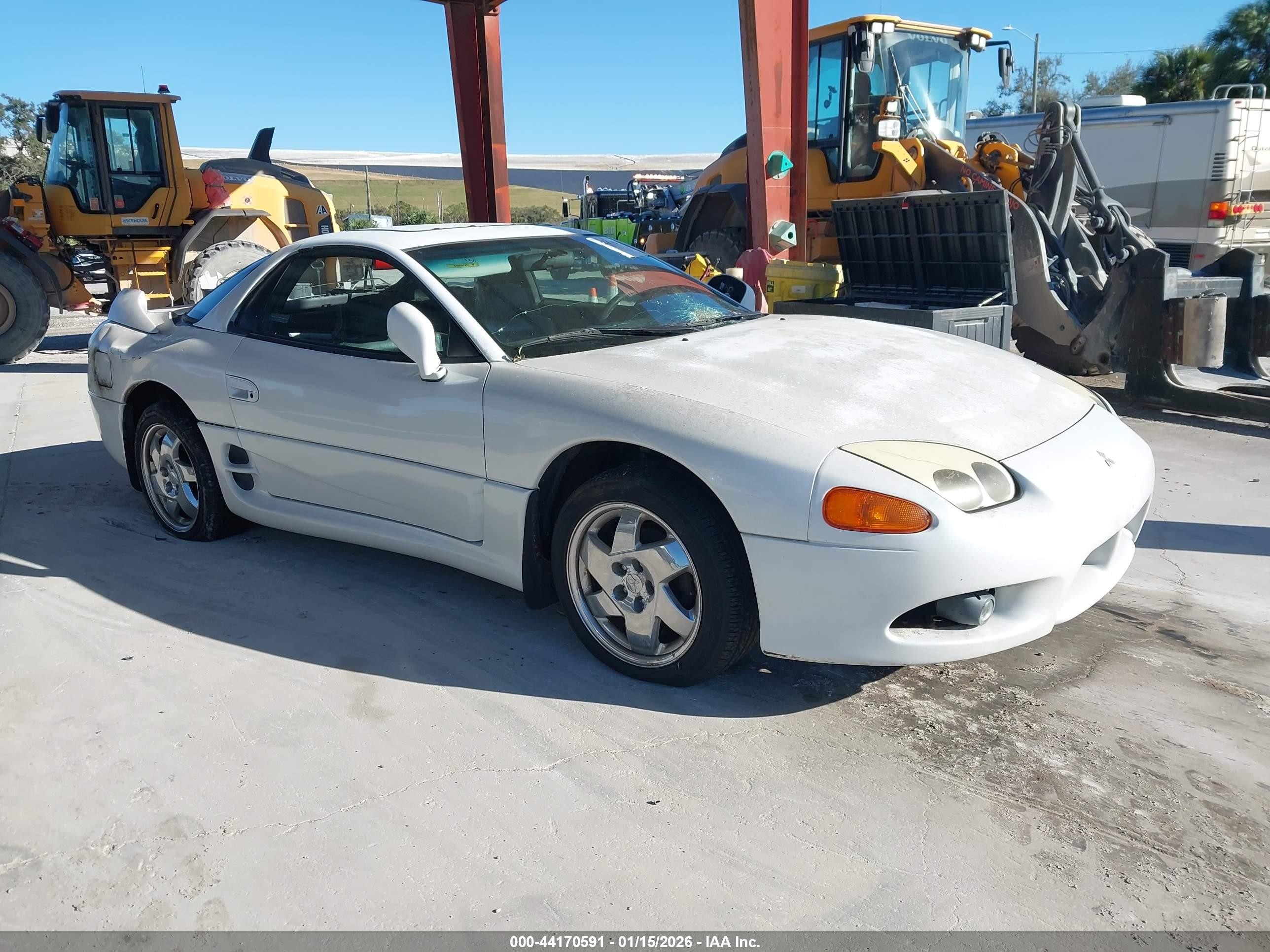 1998 Mitsubishi 3000 Gt Sl White vin: JA3AM84JXWY004057