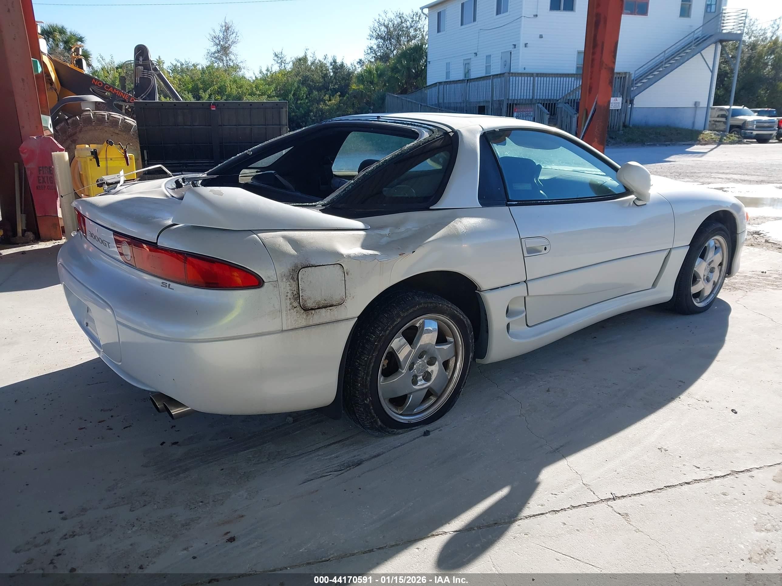 1998 Mitsubishi 3000 Gt Sl White vin: JA3AM84JXWY004057